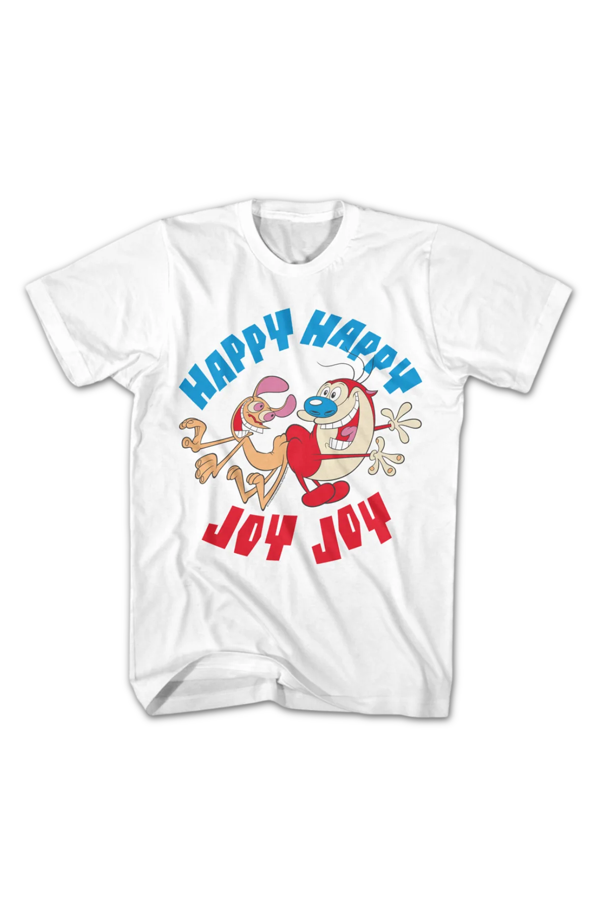 Vintage Happy Happy Joy Joy Ren And Stimpy T-Shirt - Image 2