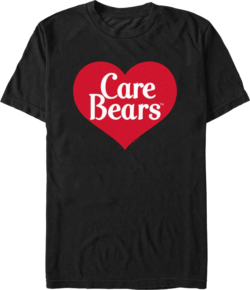 Vintage Heart Logo Care Bears T-Shirt