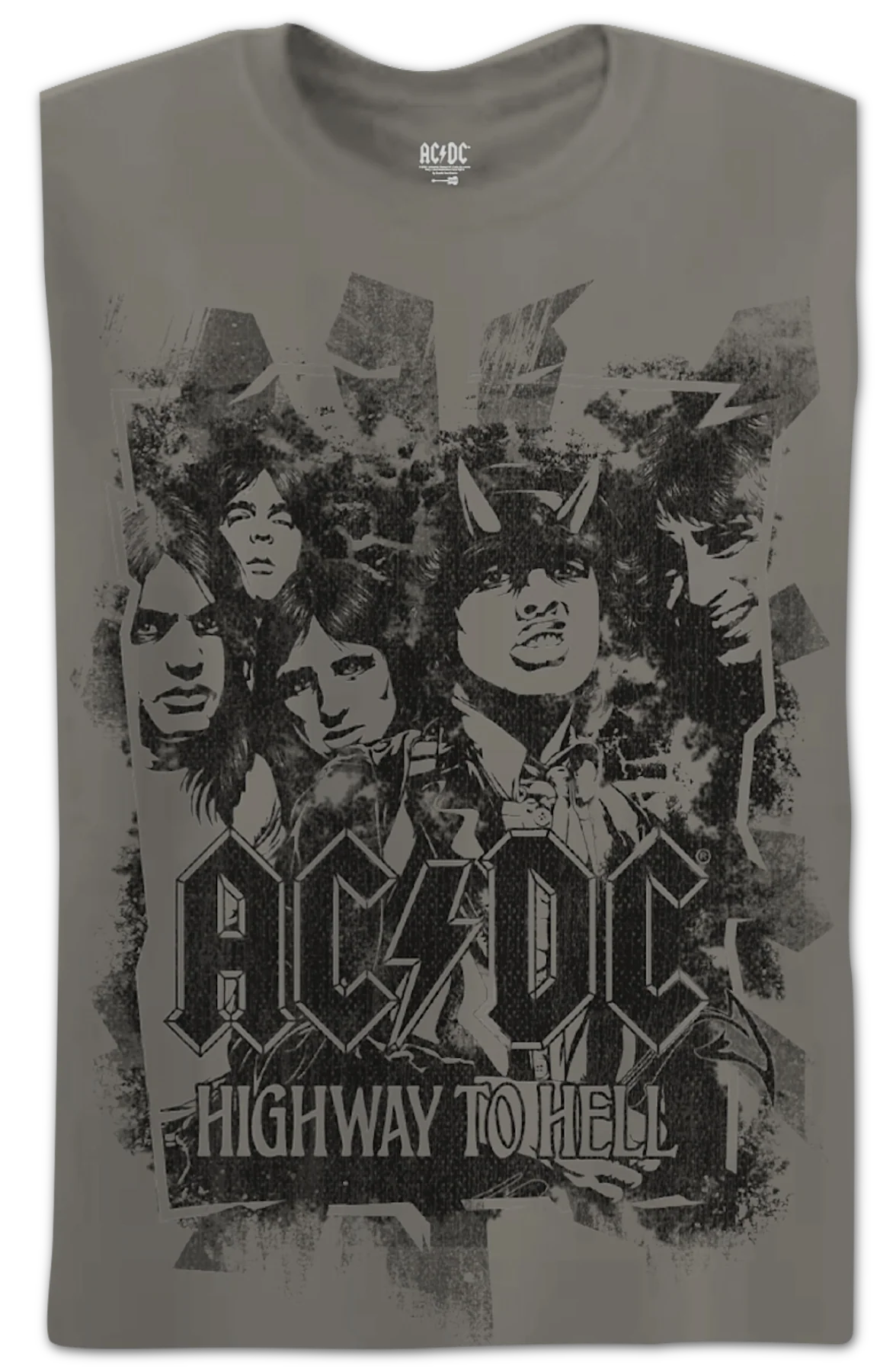 Vintage Highway To Hell ACDC T-Shirt - Image 2