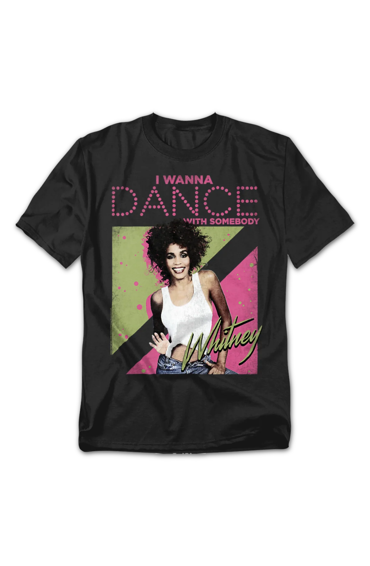 Vintage I Wanna Dance With Somebody Whitney Houston T-Shirt - Image 2