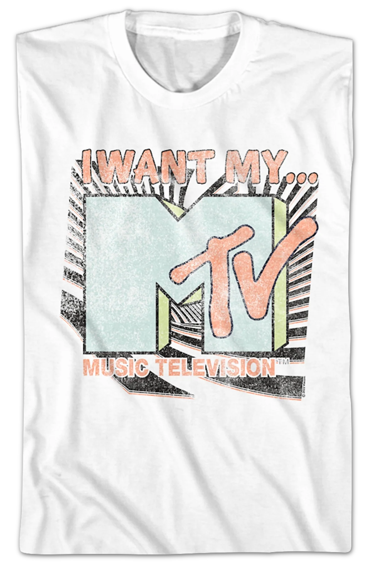 Vintage I Want My MTV Shirt - Image 2