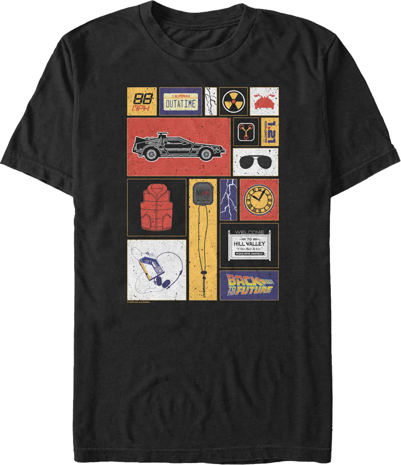 Vintage Icons Back To The Future T-Shirt