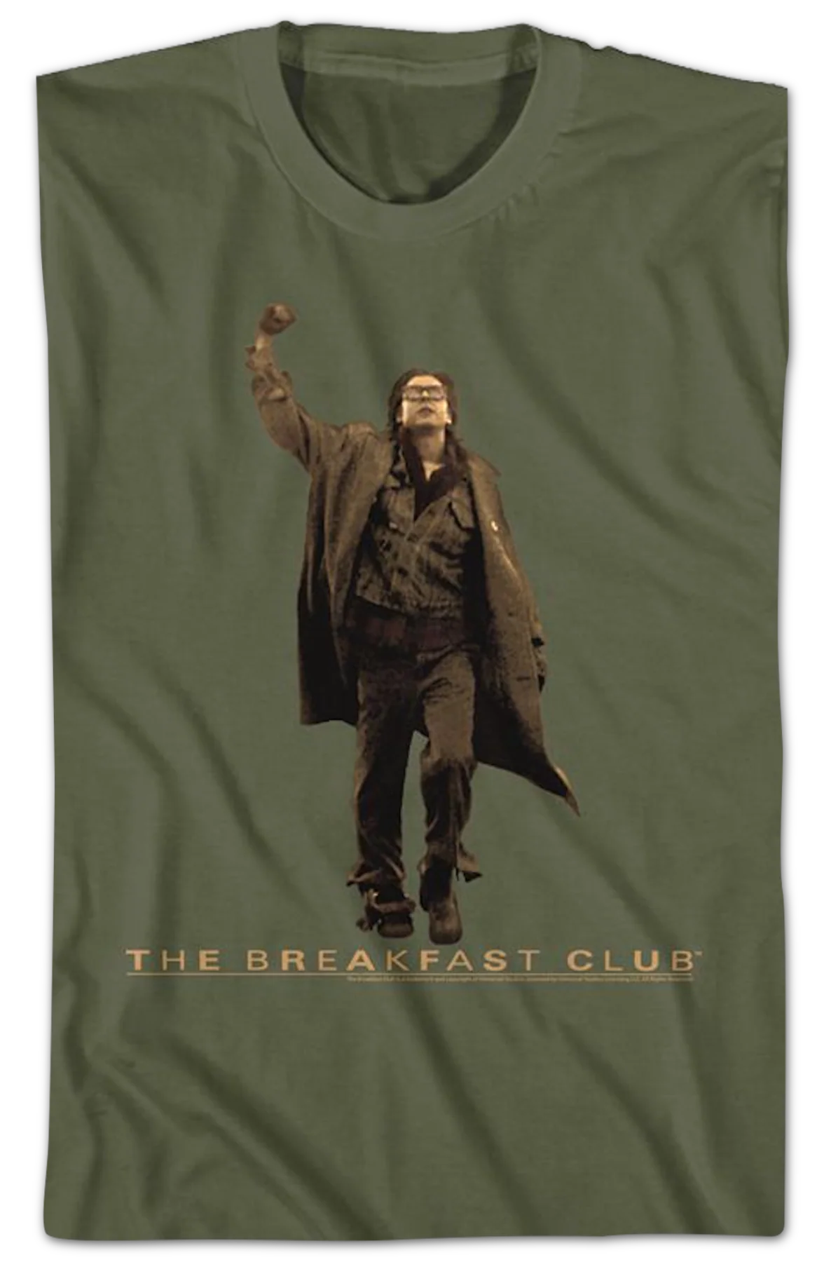 Vintage John Bender Fist Pump Breakfast Club T-Shirt - Image 2
