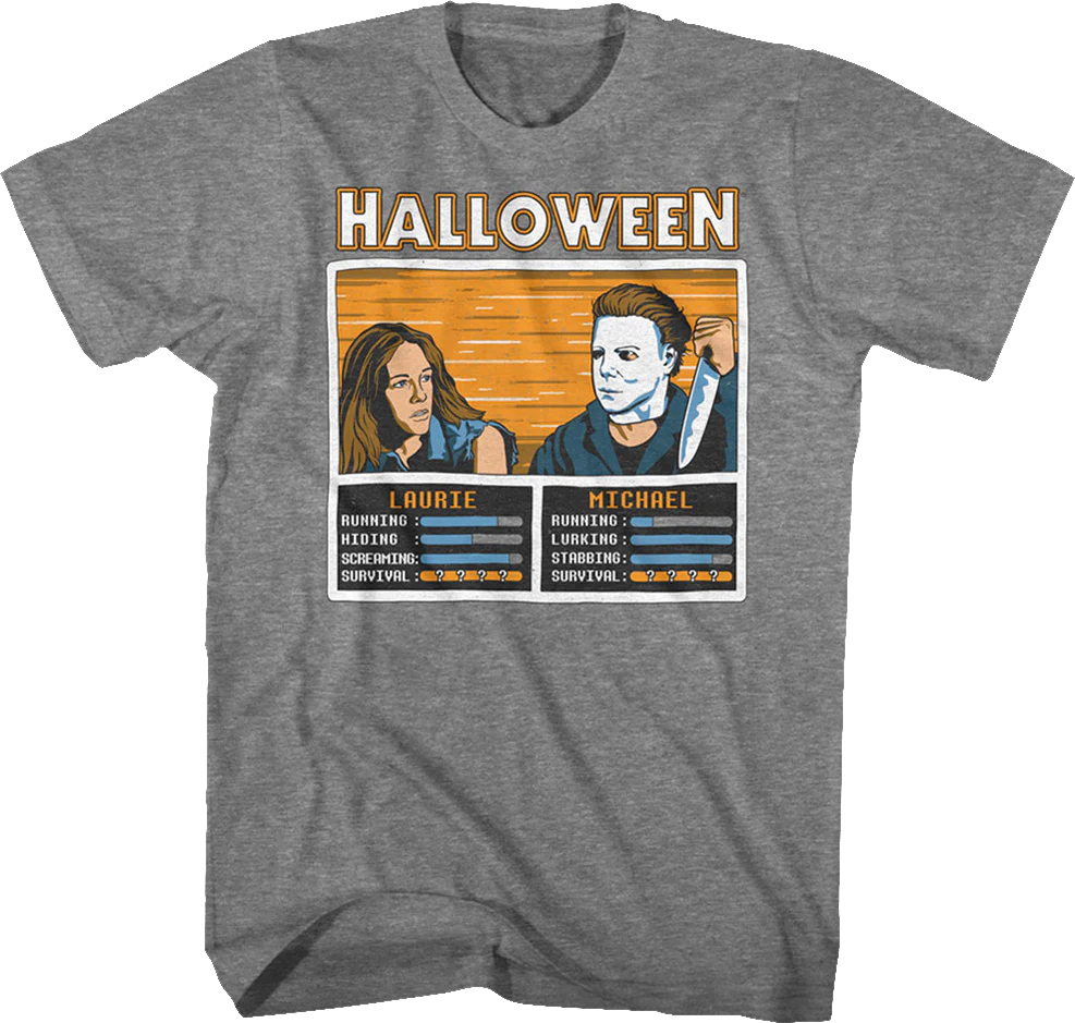 Vintage Laurie vs Michael Halloween T-Shirt