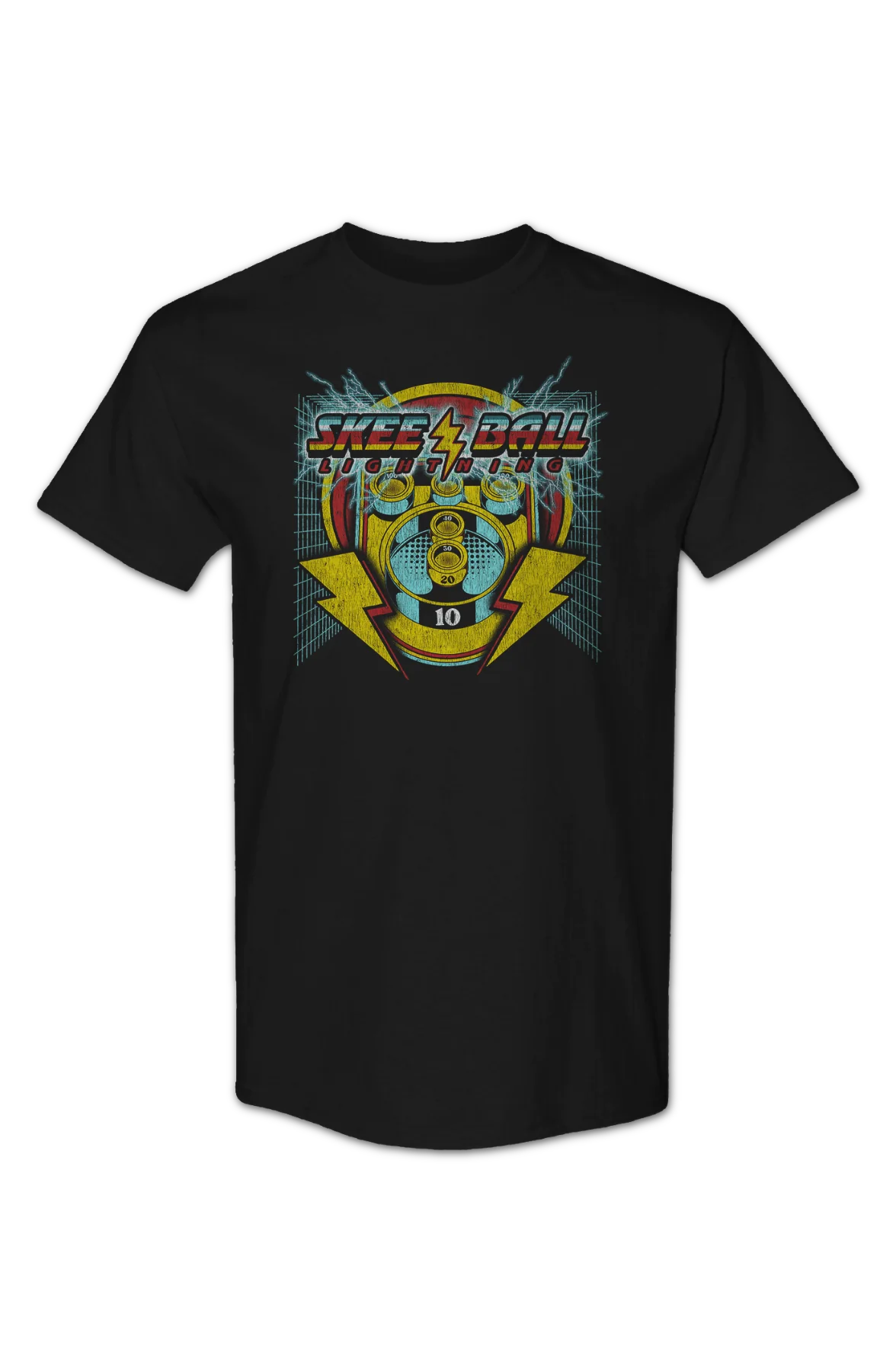 Vintage Lightning Skee-Ball T-Shirt - Image 2