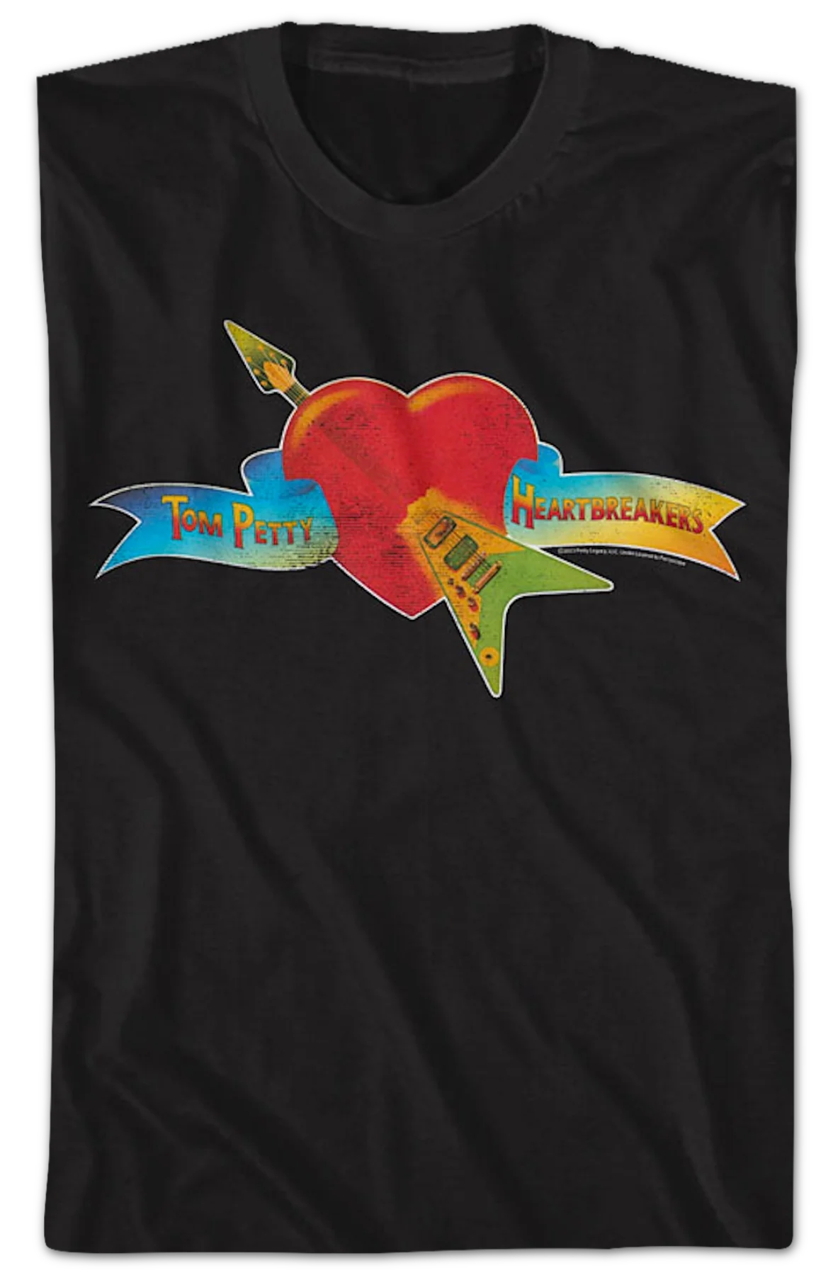 Vintage Logo Tom Petty & The Heartbreakers T-Shirt - Image 2