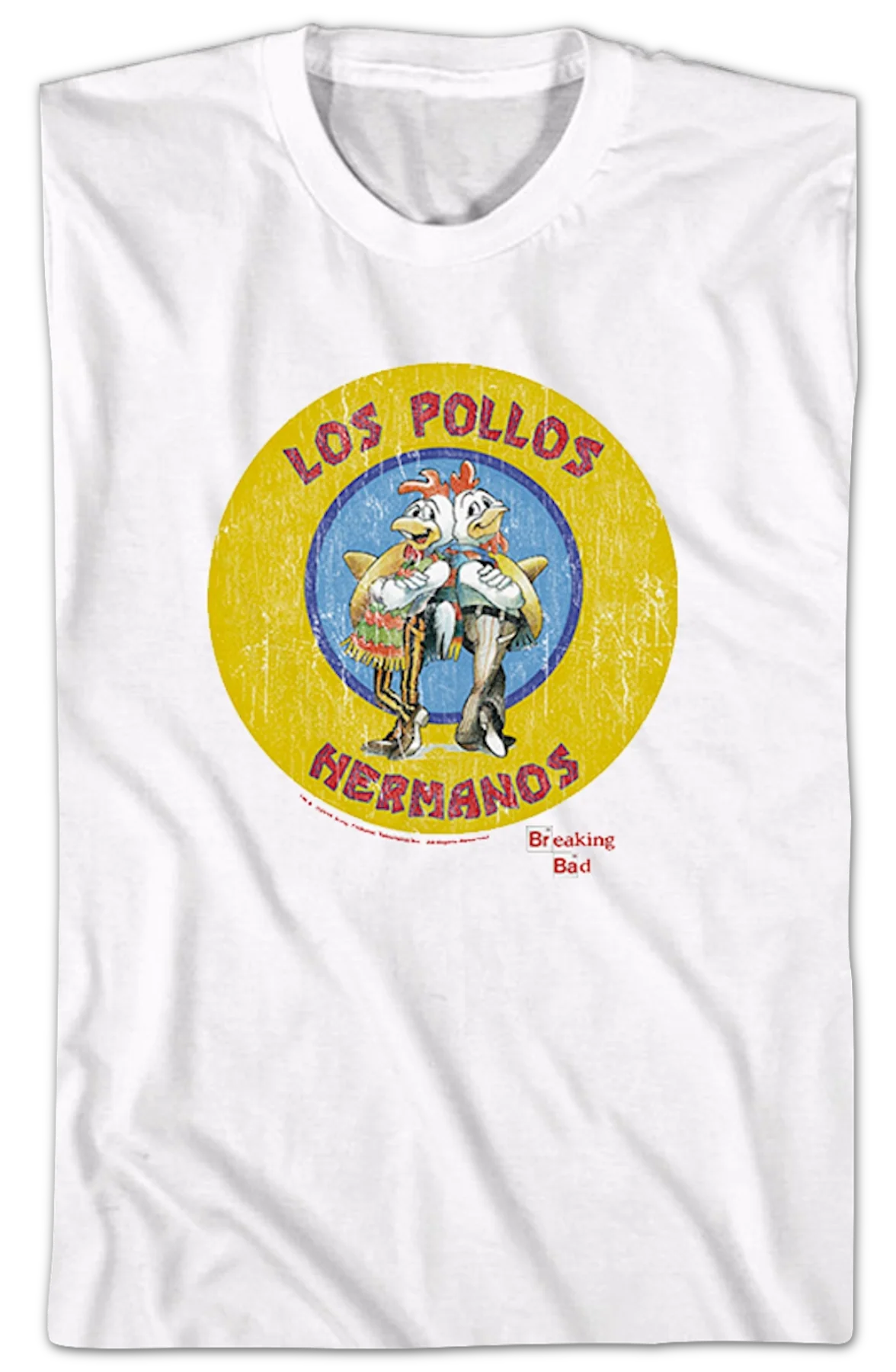 Vintage Los Pollos Hermanos Breaking Bad T-Shirt - Image 2
