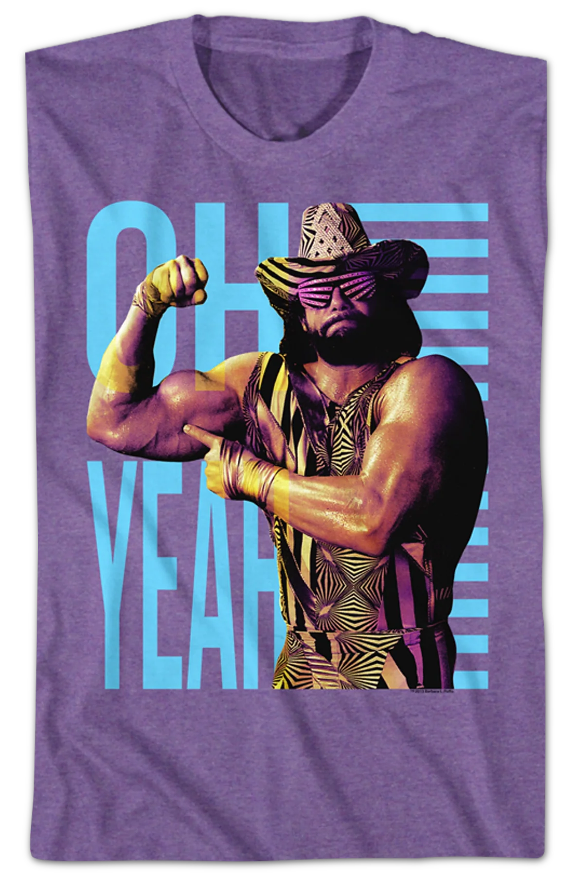 Vintage Macho Man Randy Savage T-Shirt - Image 2