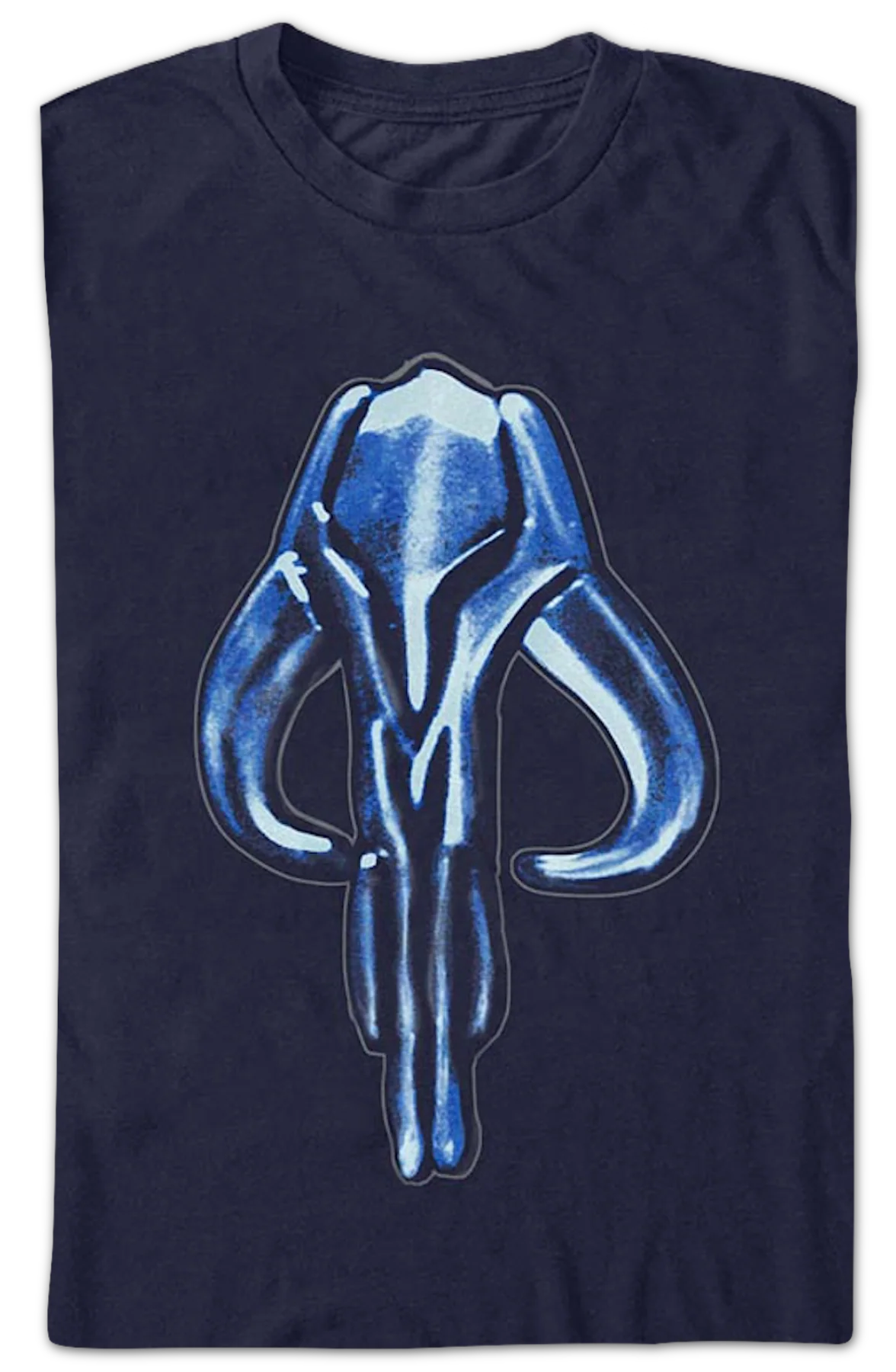 Vintage Mandalorian Symbol Star Wars T-Shirt - Image 2