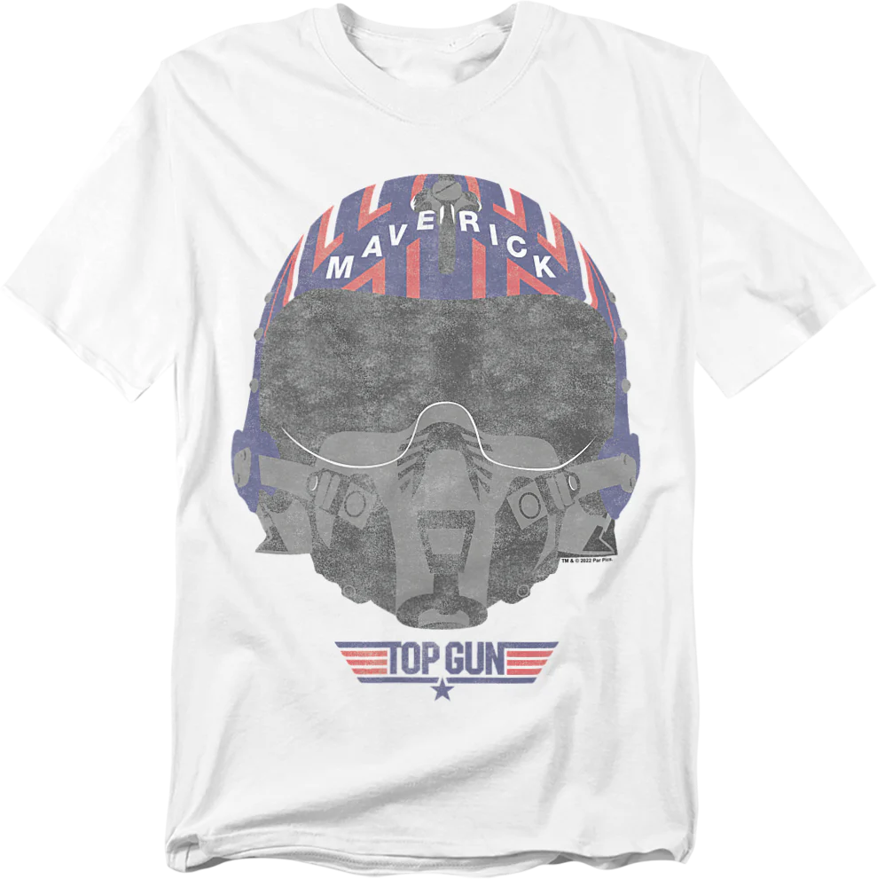 Vintage Maverick Helmet Top Gun T-Shirt