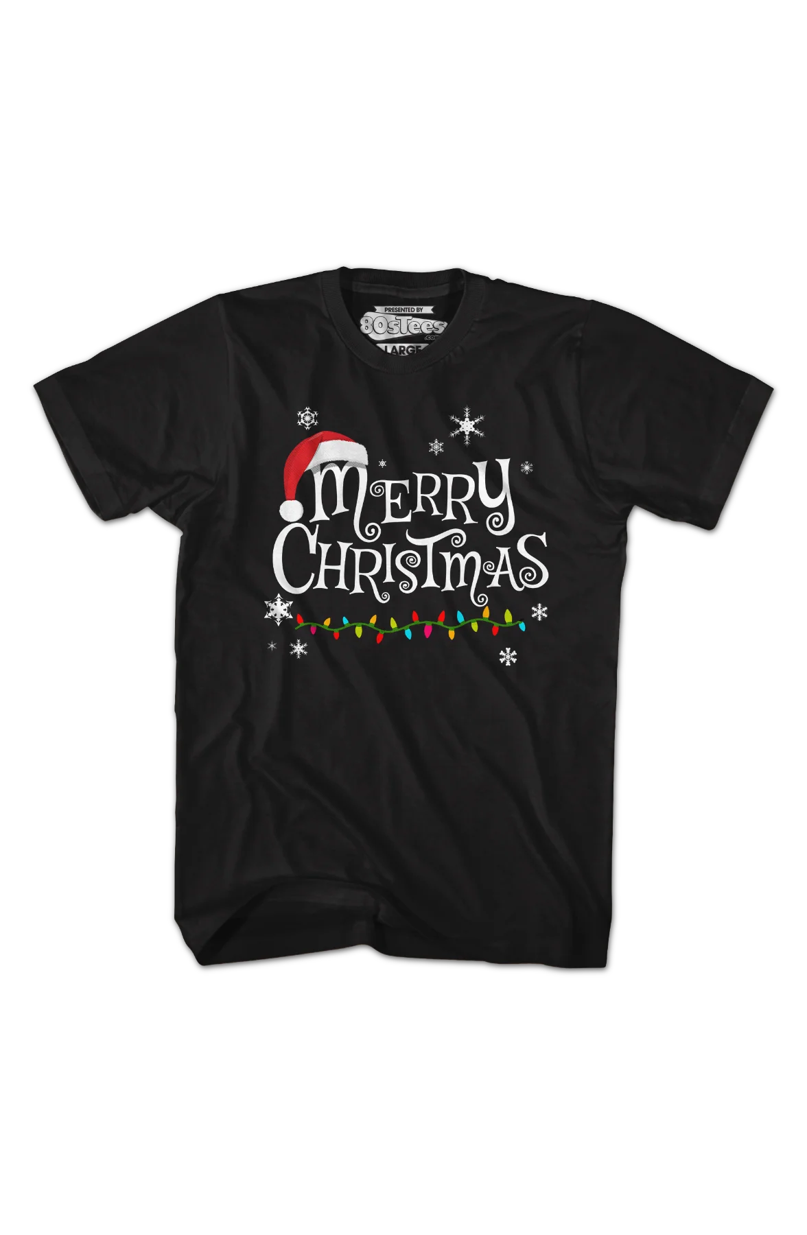 Vintage Merry Christmas T-Shirt - Image 2