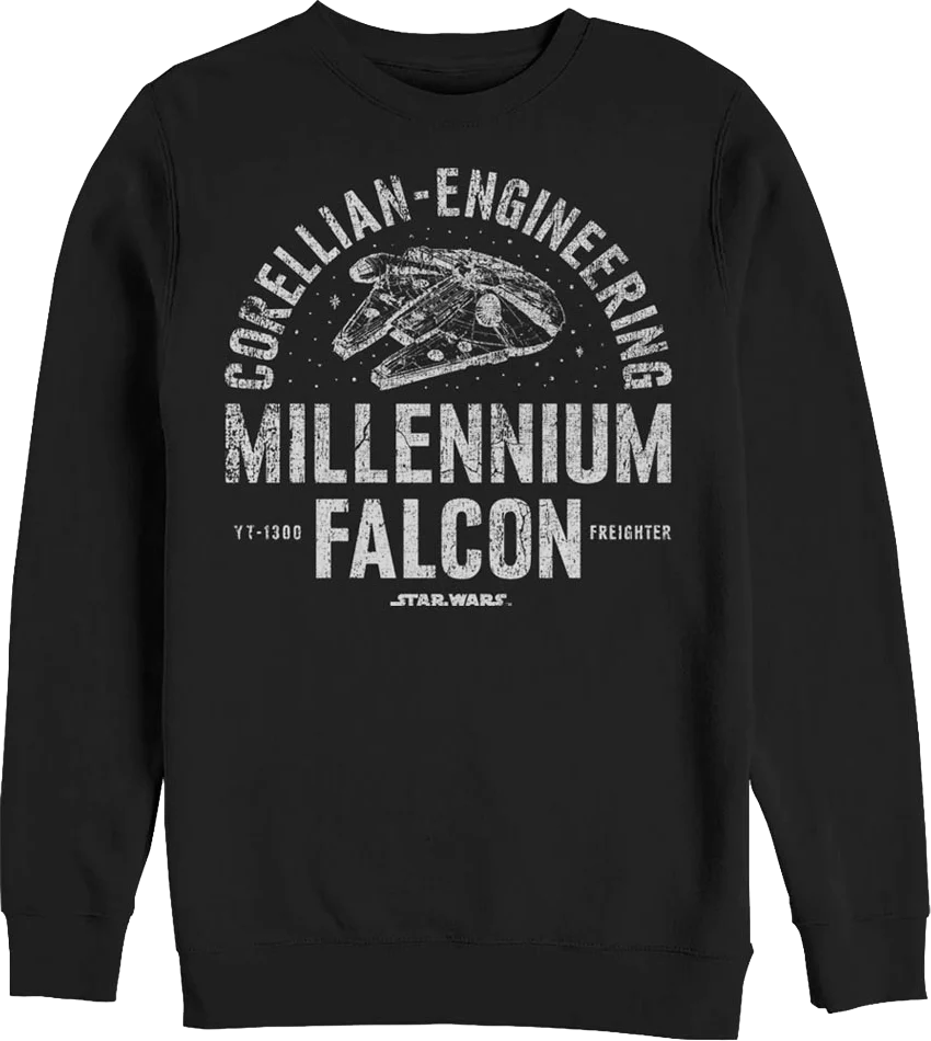 Vintage Millennium Falcon Star Wars Sweatshirt