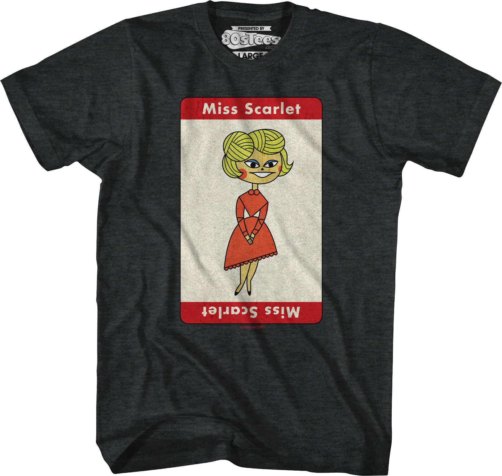Vintage Miss Scarlet Clue T-Shirt - Image 4