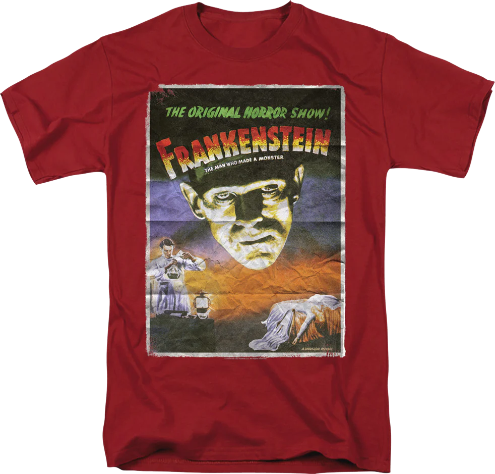 Vintage Movie Poster Frankenstein T-Shirt