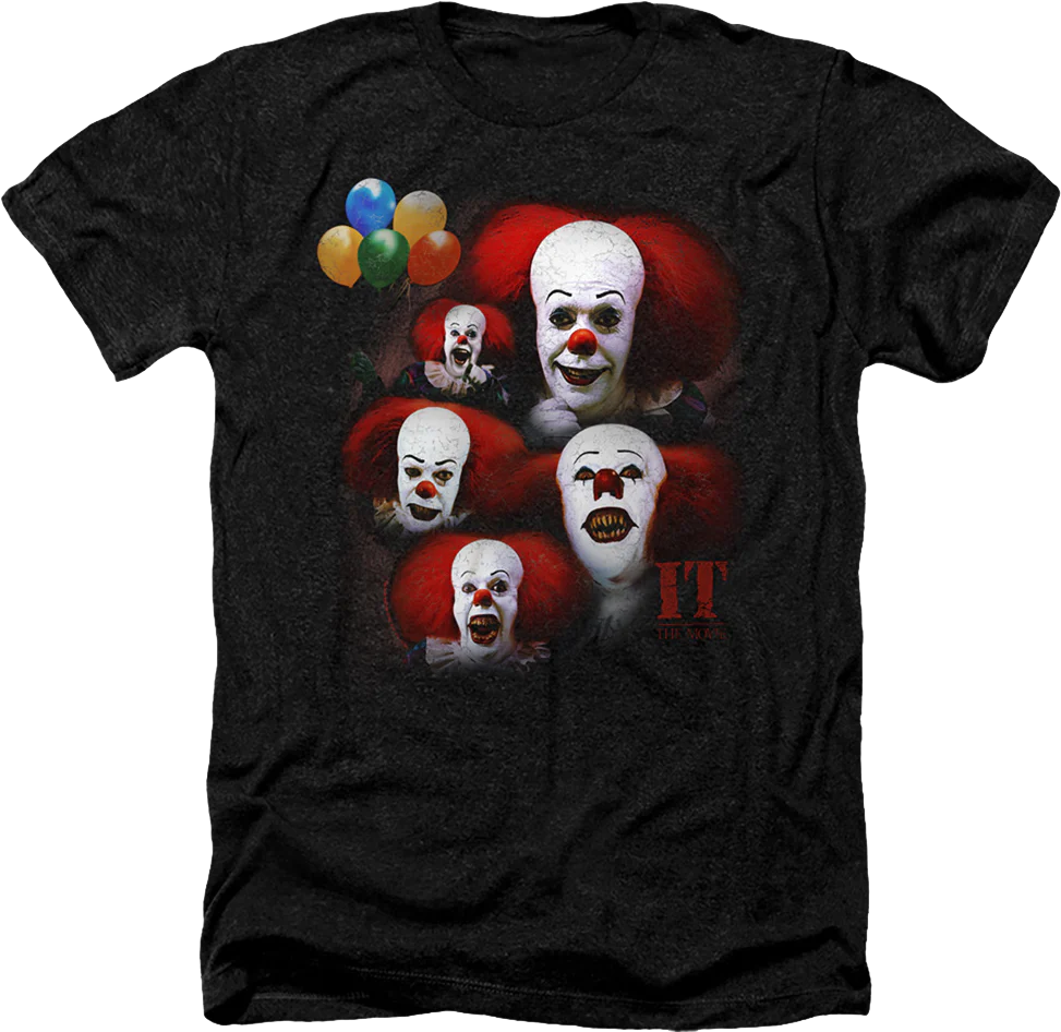 Vintage Pennywise Clown Collage IT Shirt