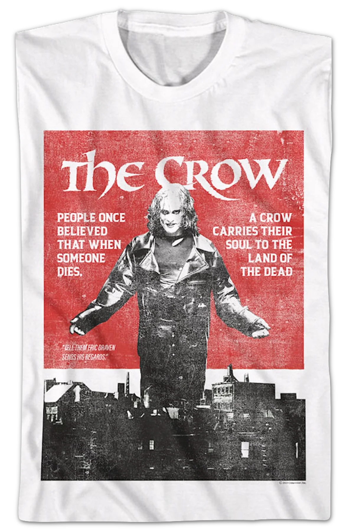 Vintage People Once Believed Poster The Crow T-Shirt - Image 2
