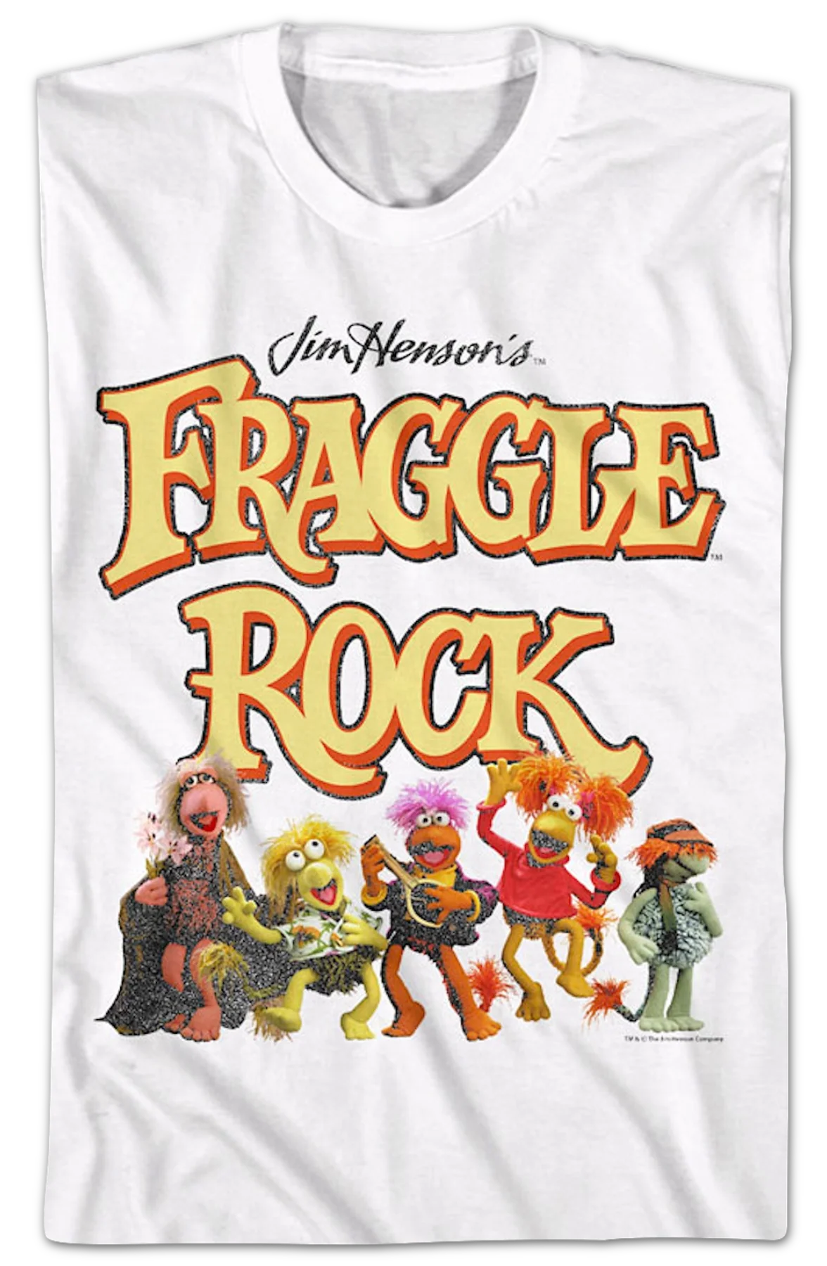 Vintage Photo And Logo Fraggle Rock T-Shirt - Image 2