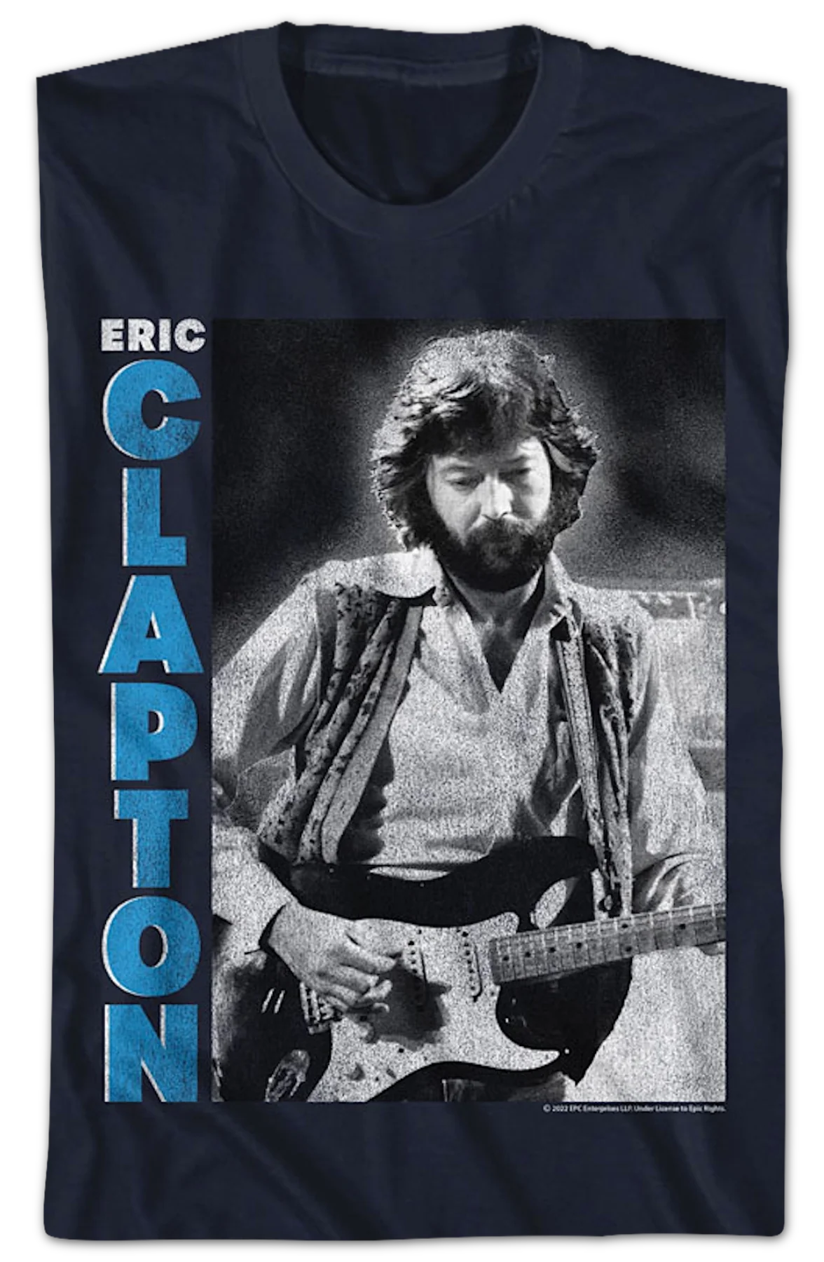 Vintage Photo Eric Clapton T-Shirt - Image 2