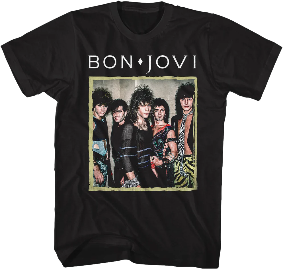 Vintage Photograph Bon Jovi T-Shirt