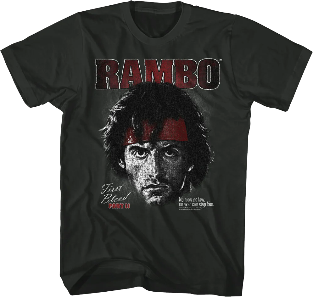 Vintage Portrait Rambo T-Shirt