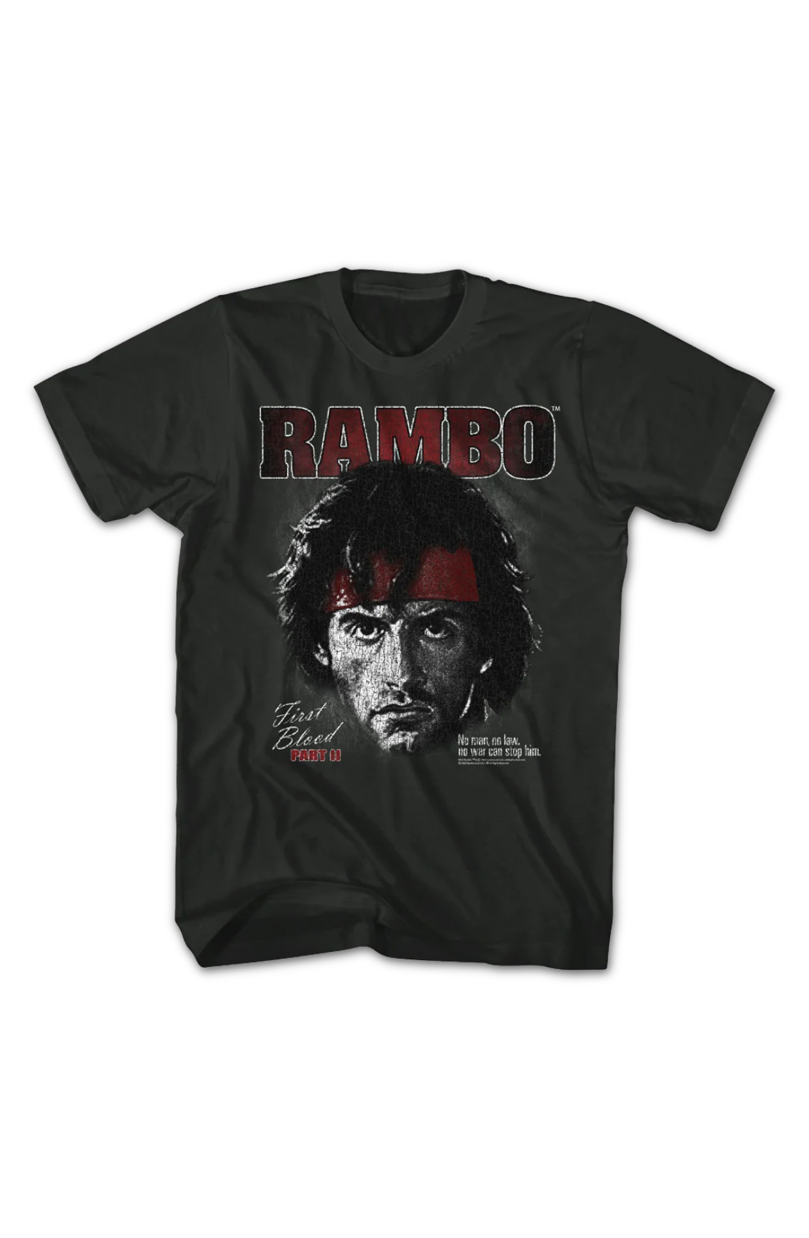 Vintage Portrait Rambo T-Shirt - Image 2