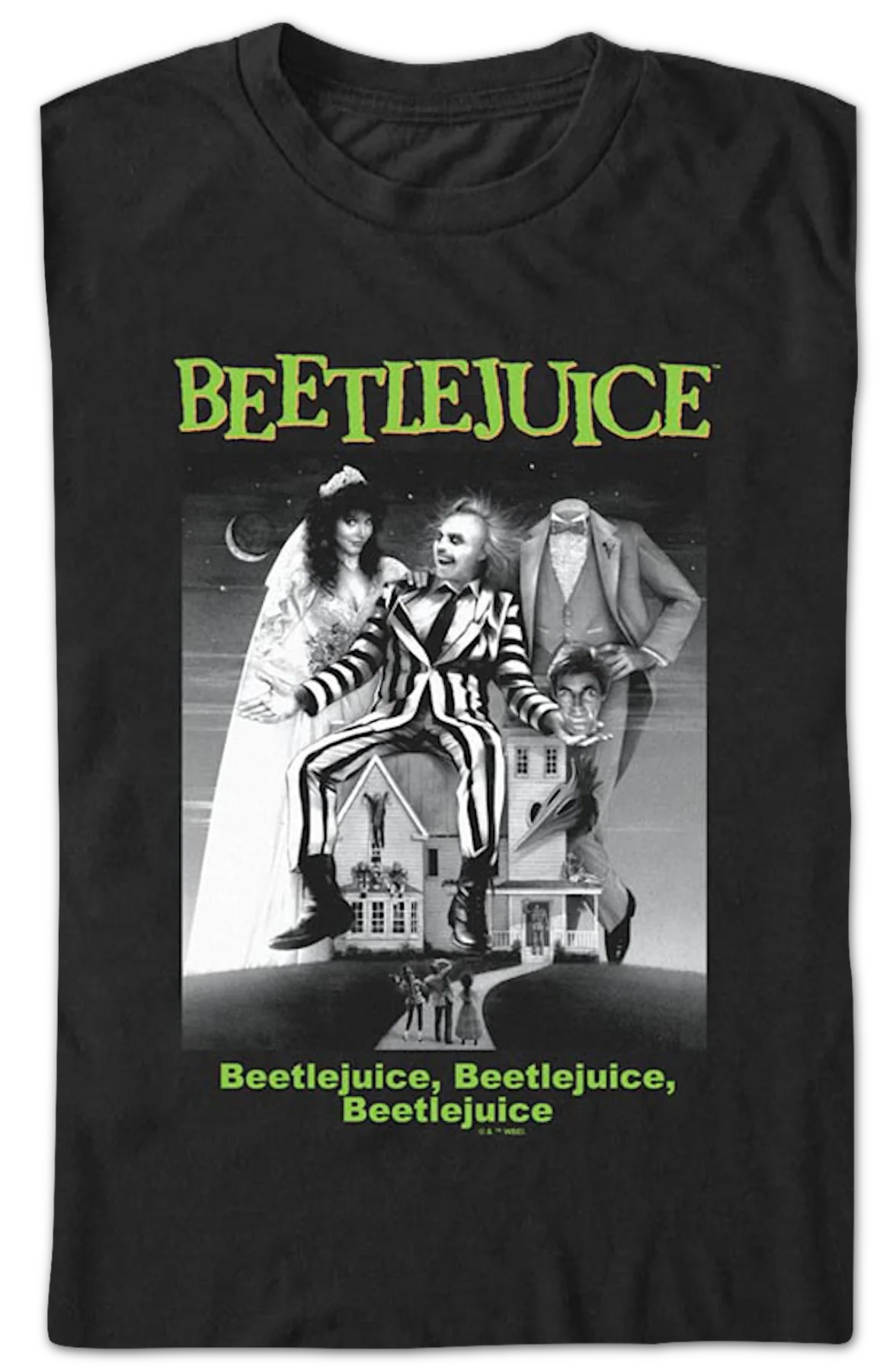 Vintage Poster Beetlejuice T-Shirt - Image 2