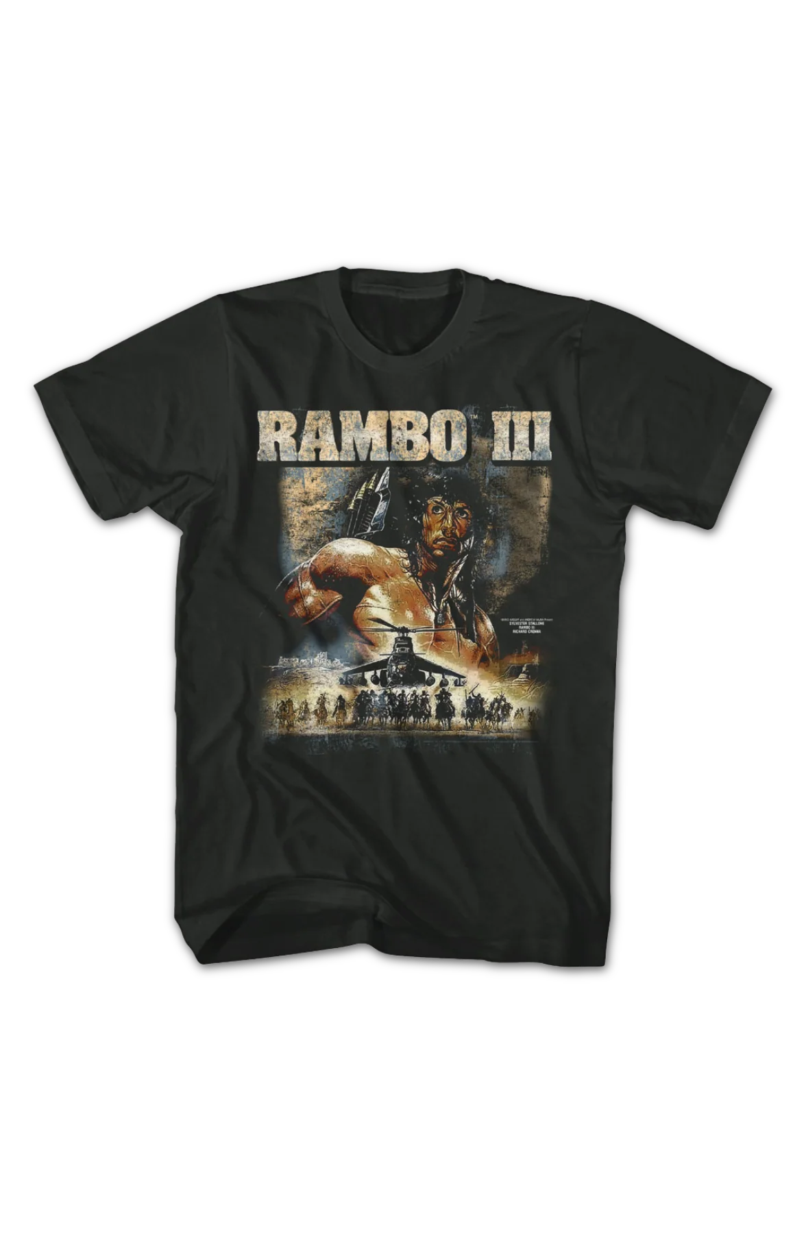 Vintage Poster Rambo III T-Shirt - Image 2
