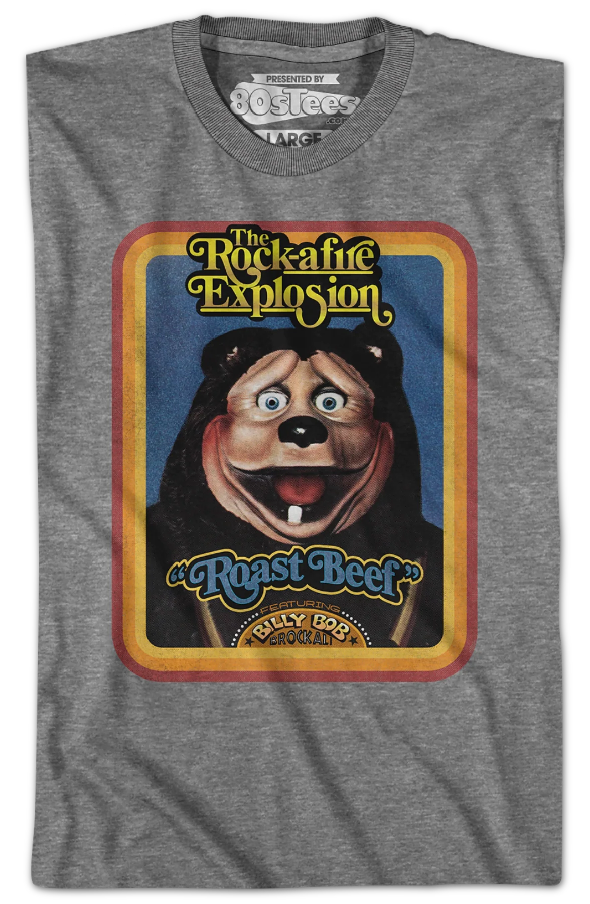 Vintage Roast Beef Rock-afire Explosion T-Shirt - Image 2