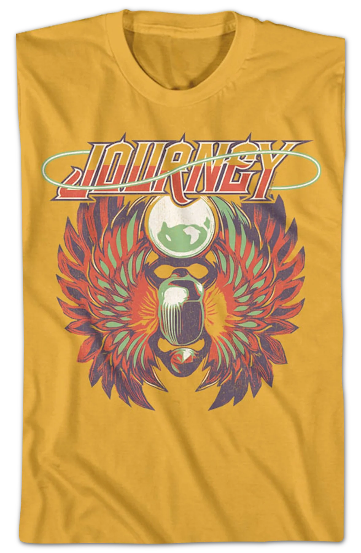 Vintage Scarab Beetle Journey T-Shirt - Image 2