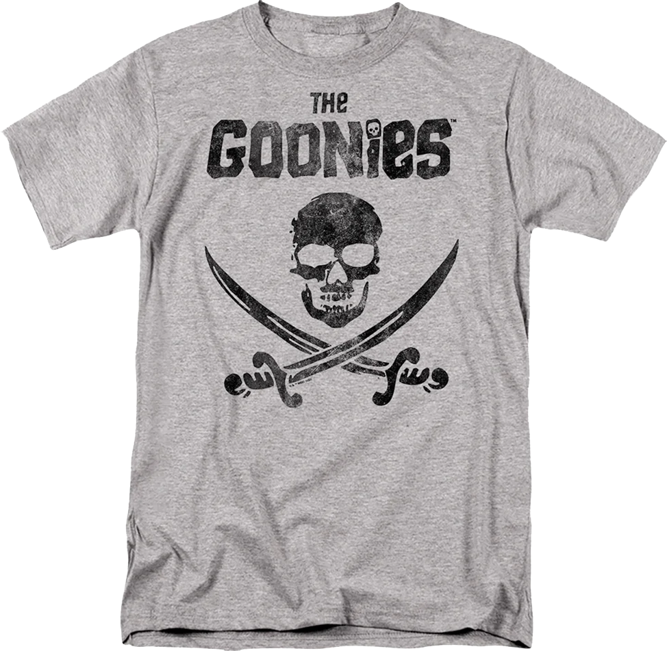 Vintage Skull & Crossed Swords Goonies T-Shirt