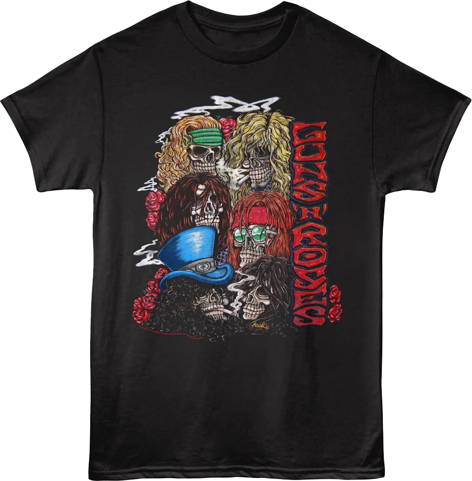 Vintage Skulls Guns N' Roses T-Shirt