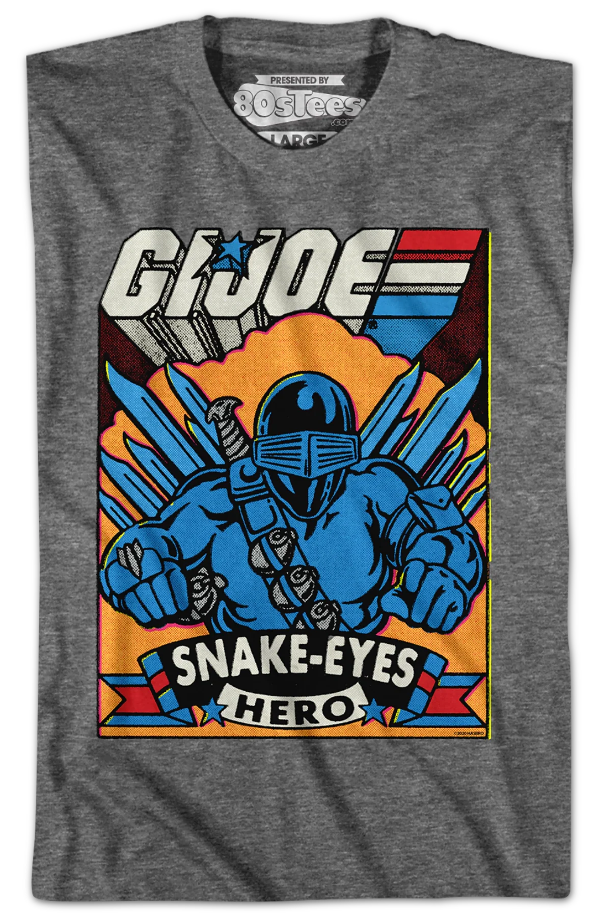 Vintage Snake Eyes GI Joe T-Shirt - Image 2