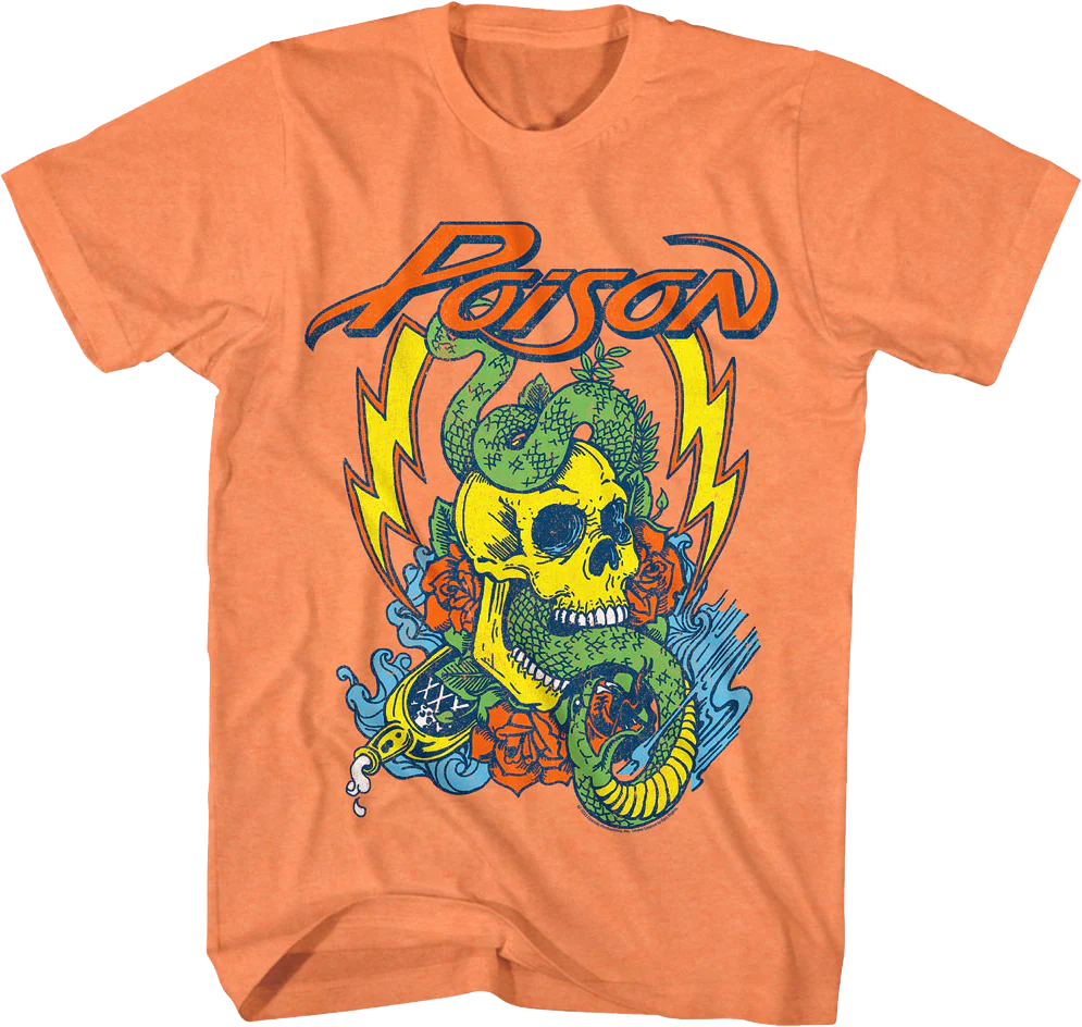 Vintage Snake & Skull Poison T-Shirt