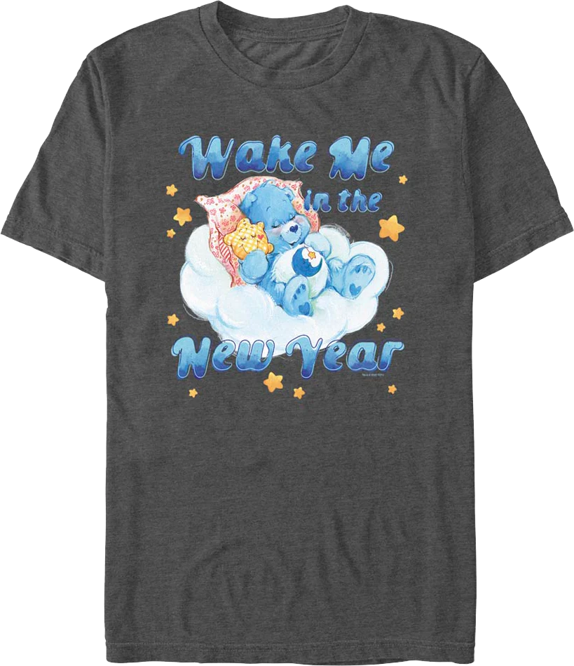 Wake Me in the New Year Care Bears T-Shirt
