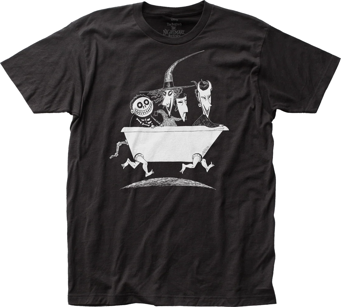 Walking Bathtub Nightmare Before Christmas T-Shirt