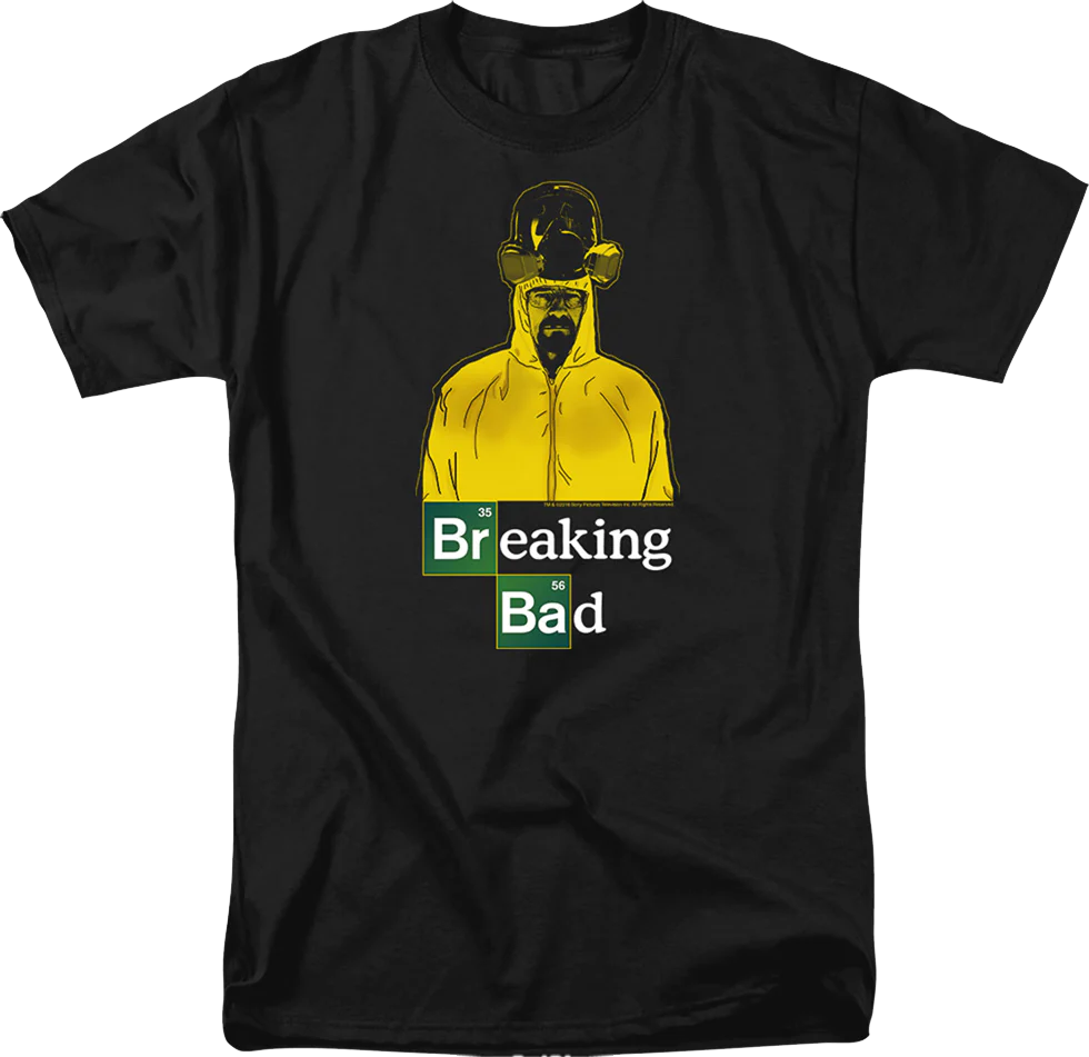 Walter White Hazmat Suit Breaking Bad T-Shirt