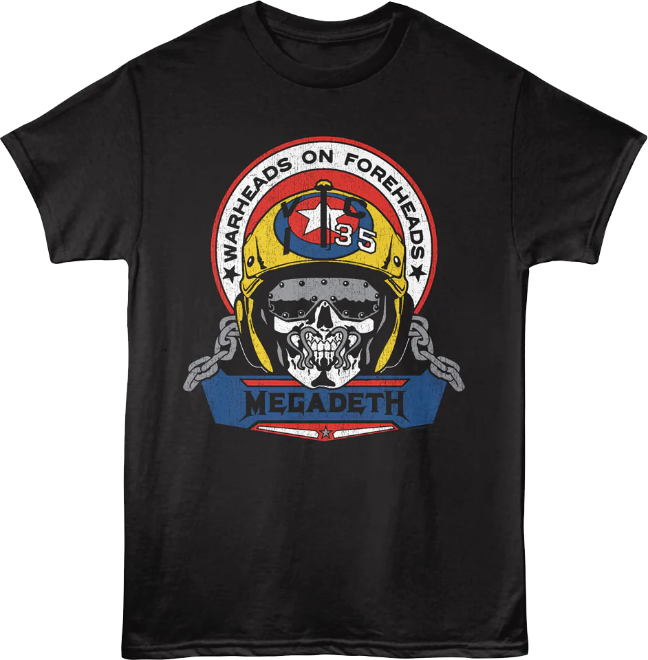 Warheads On Foreheads Megadeth T-Shirt