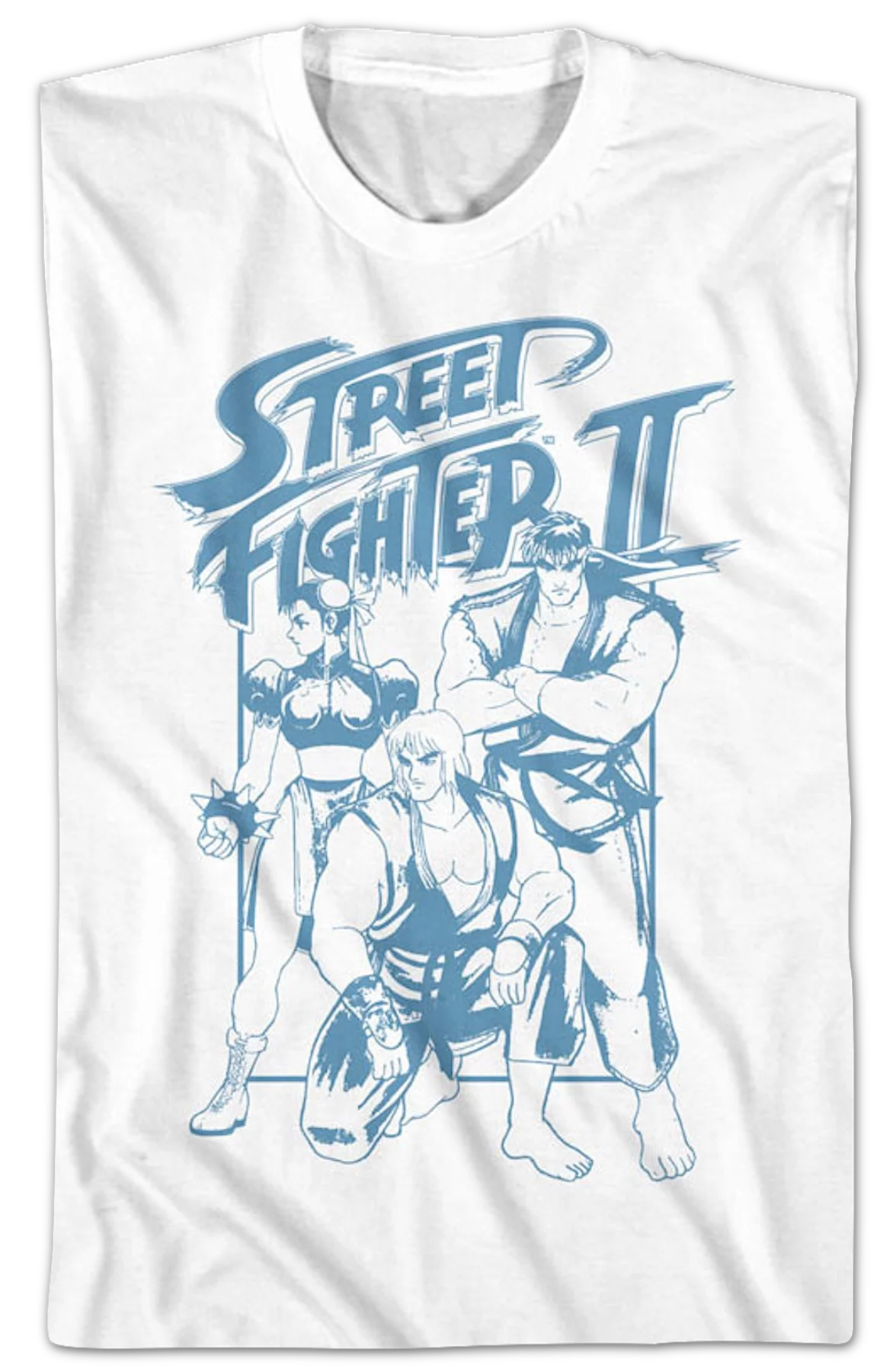 Warrior Poses Street Fighter T-Shirt - Image 2