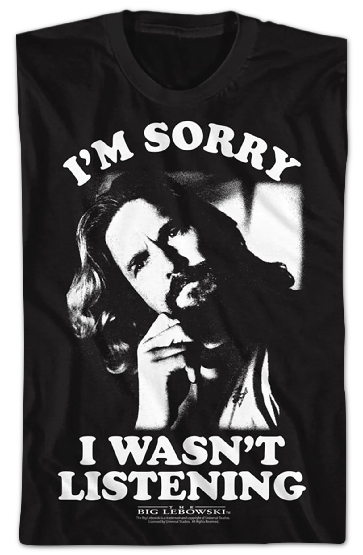 Wasn't Listening Big Lebowski T-Shirt - Image 2