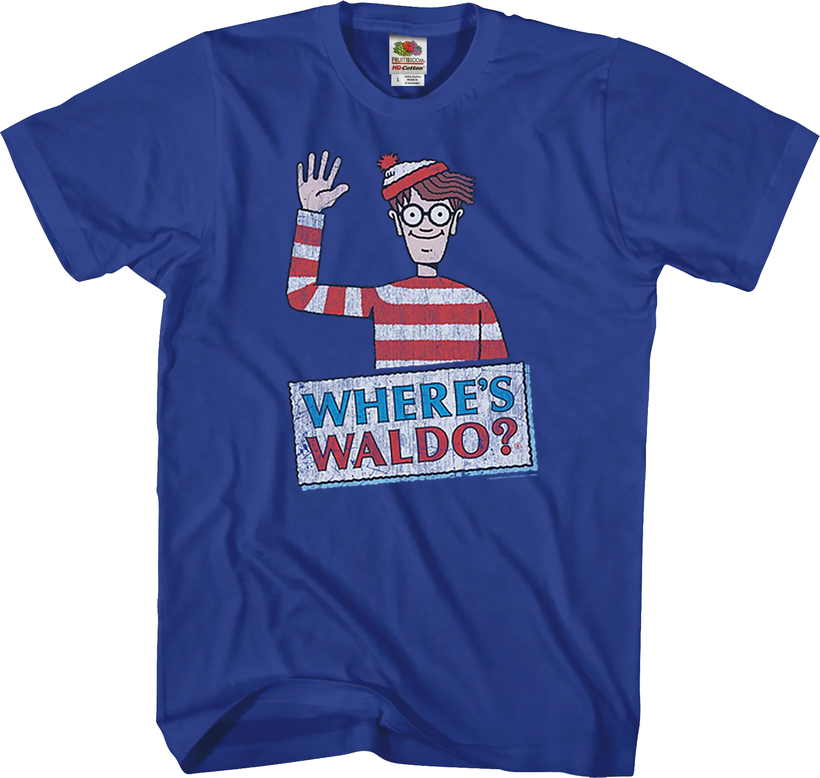 Waving Where's Waldo T-Shirt