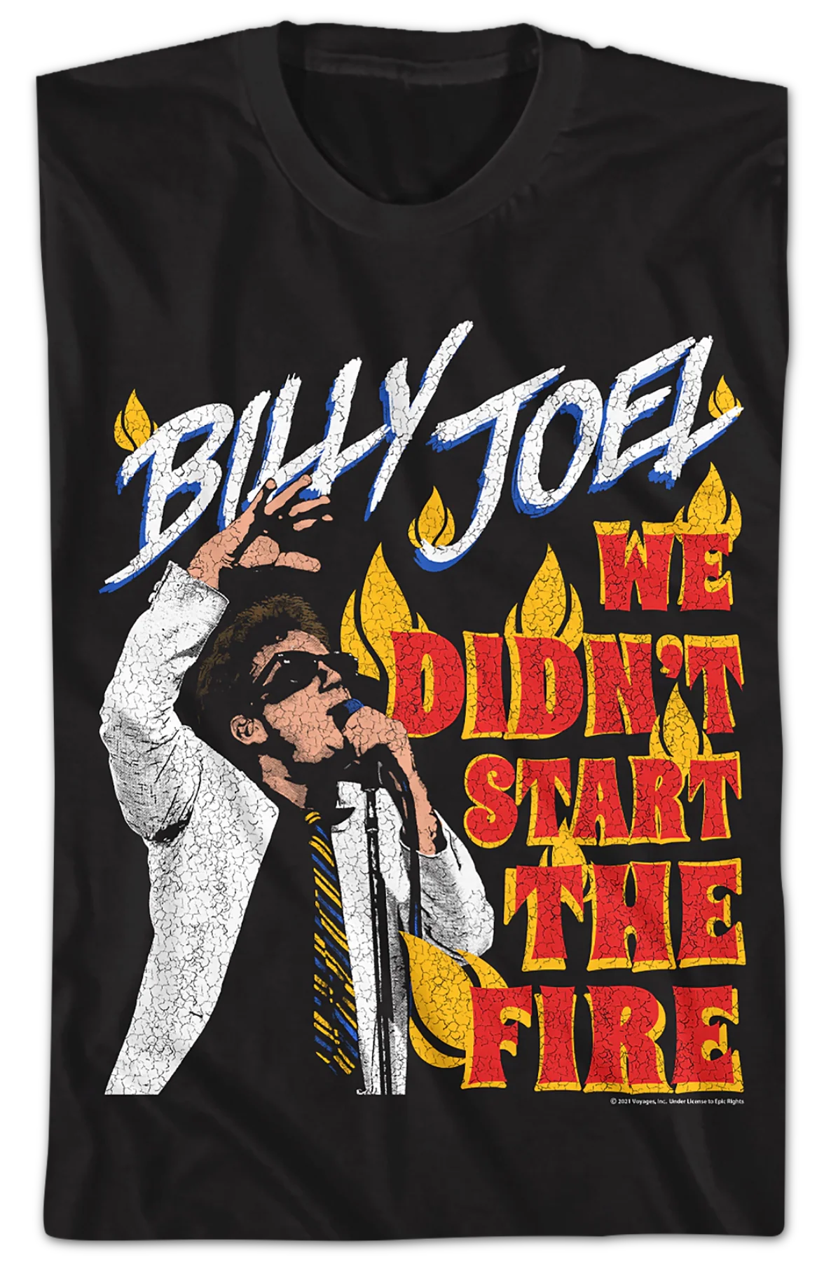 We Didn't Start The Fire Billy Joel T-Shirt - Image 2