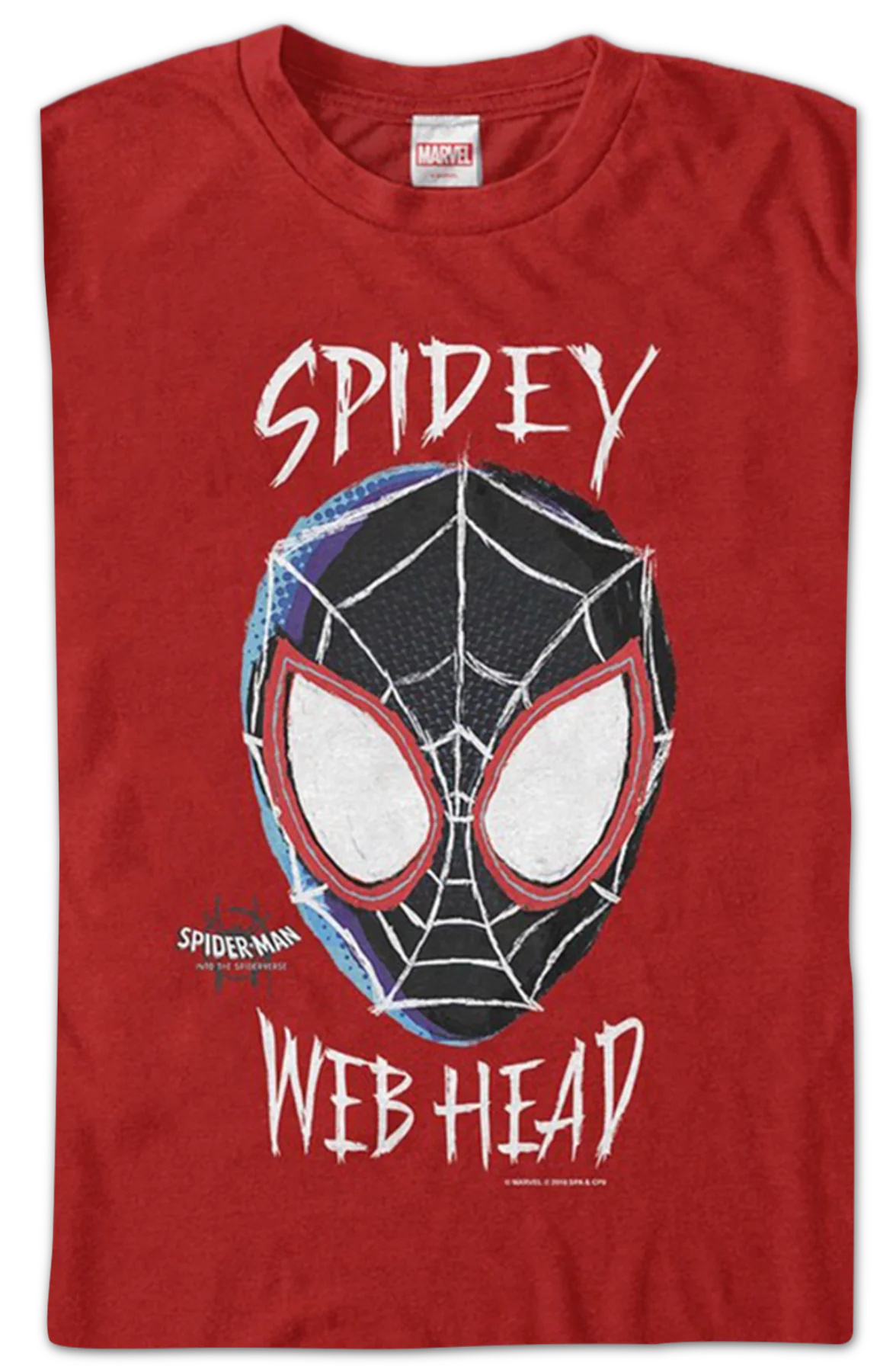 Web Head Spider-Man Into The Spider-Verse T-Shirt - Image 2