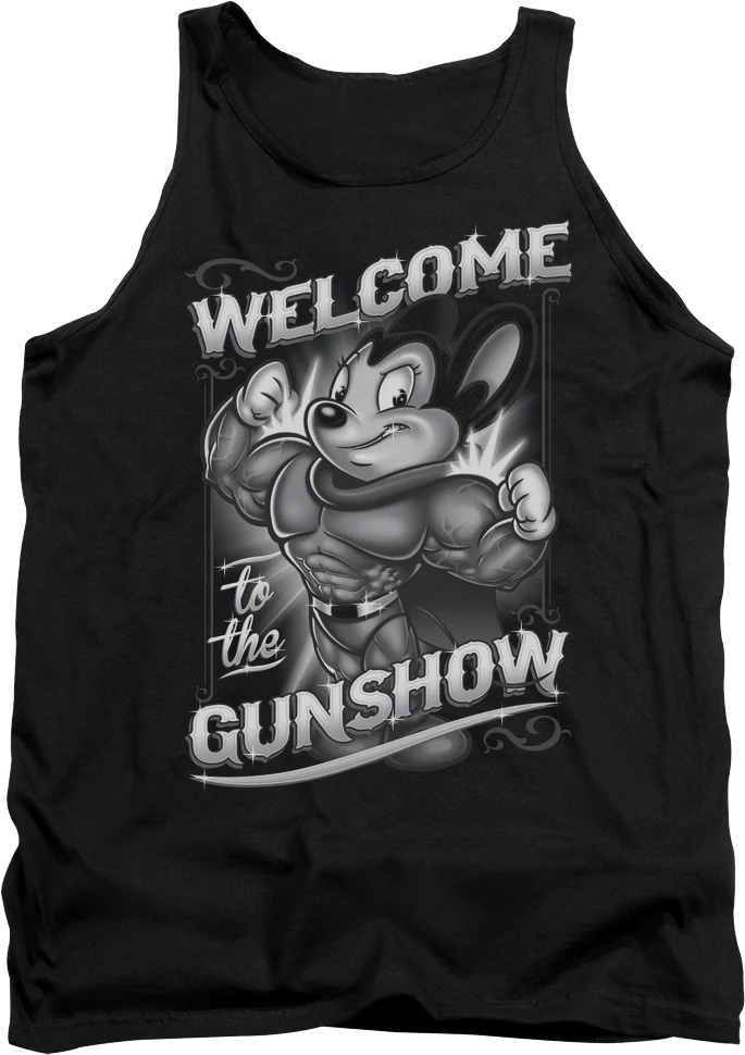 Welcome To The Gunshow Mighty Mouse Tank Top