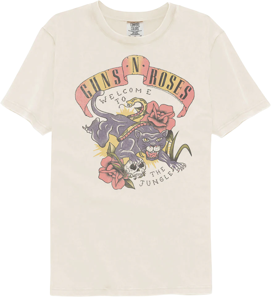 Welcome To The Jungle Guns N' Roses Comfort Colors Brand T-Shirt