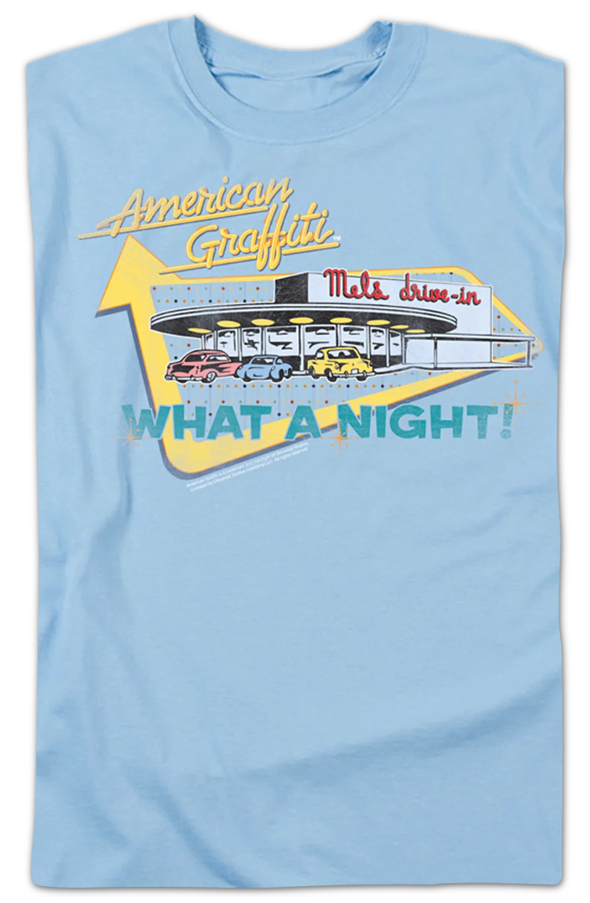 What A Night American Graffiti T-Shirt - Image 2