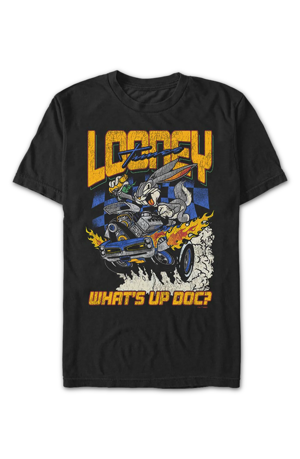 What's Up Doc Bugs Bunny Racing Looney Tunes T-Shirt - Image 2