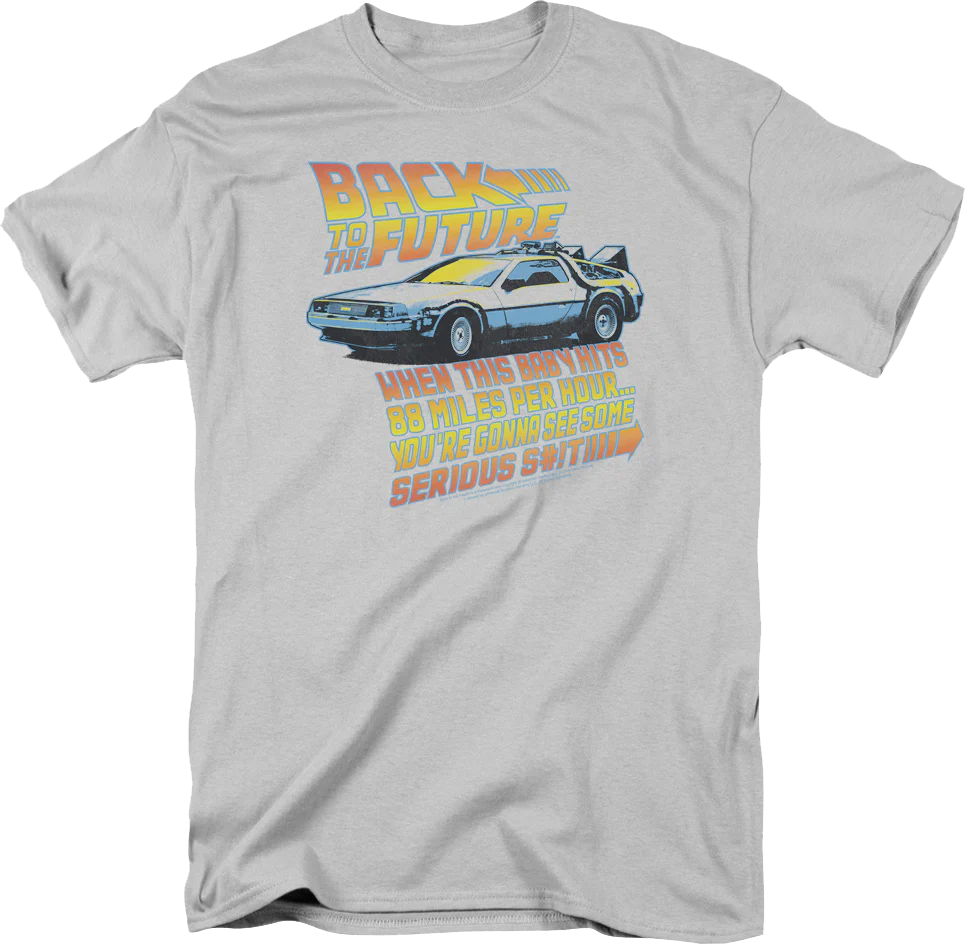 When This Baby Hits 88 Miles Per Hour Back To The Future T-Shirt
