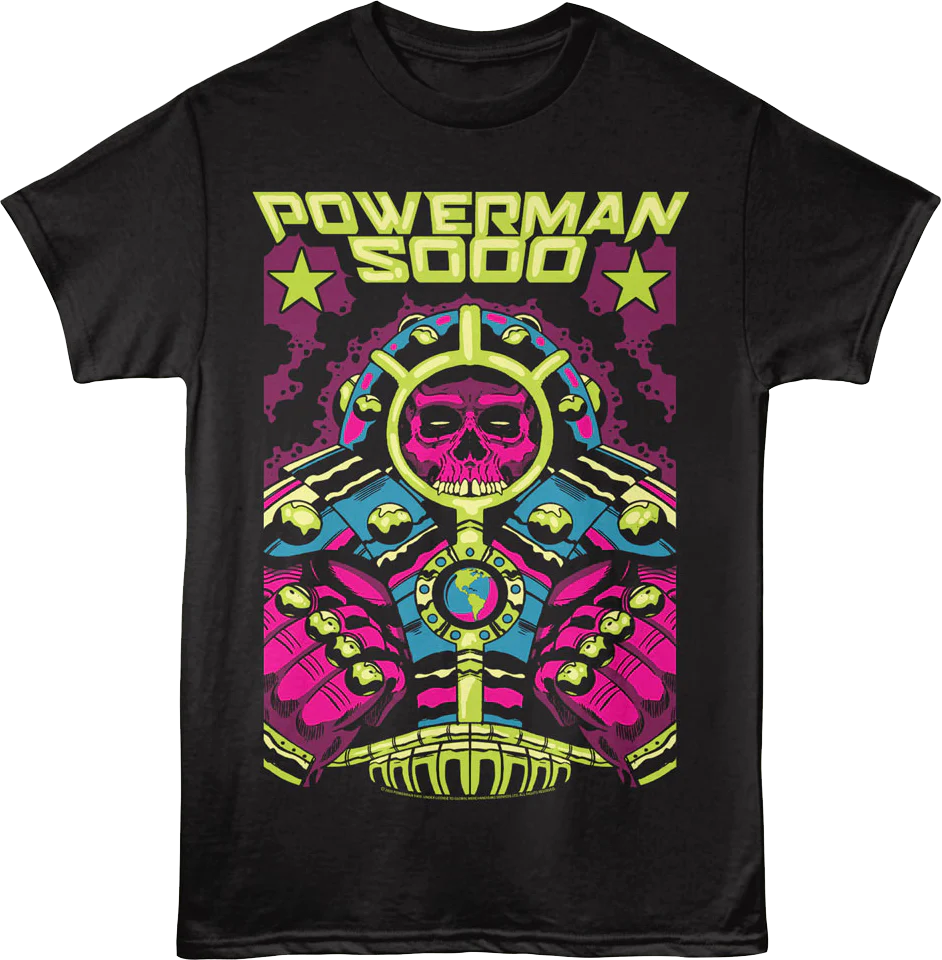 When Worlds Collide Powerman 5000 T-Shirt
