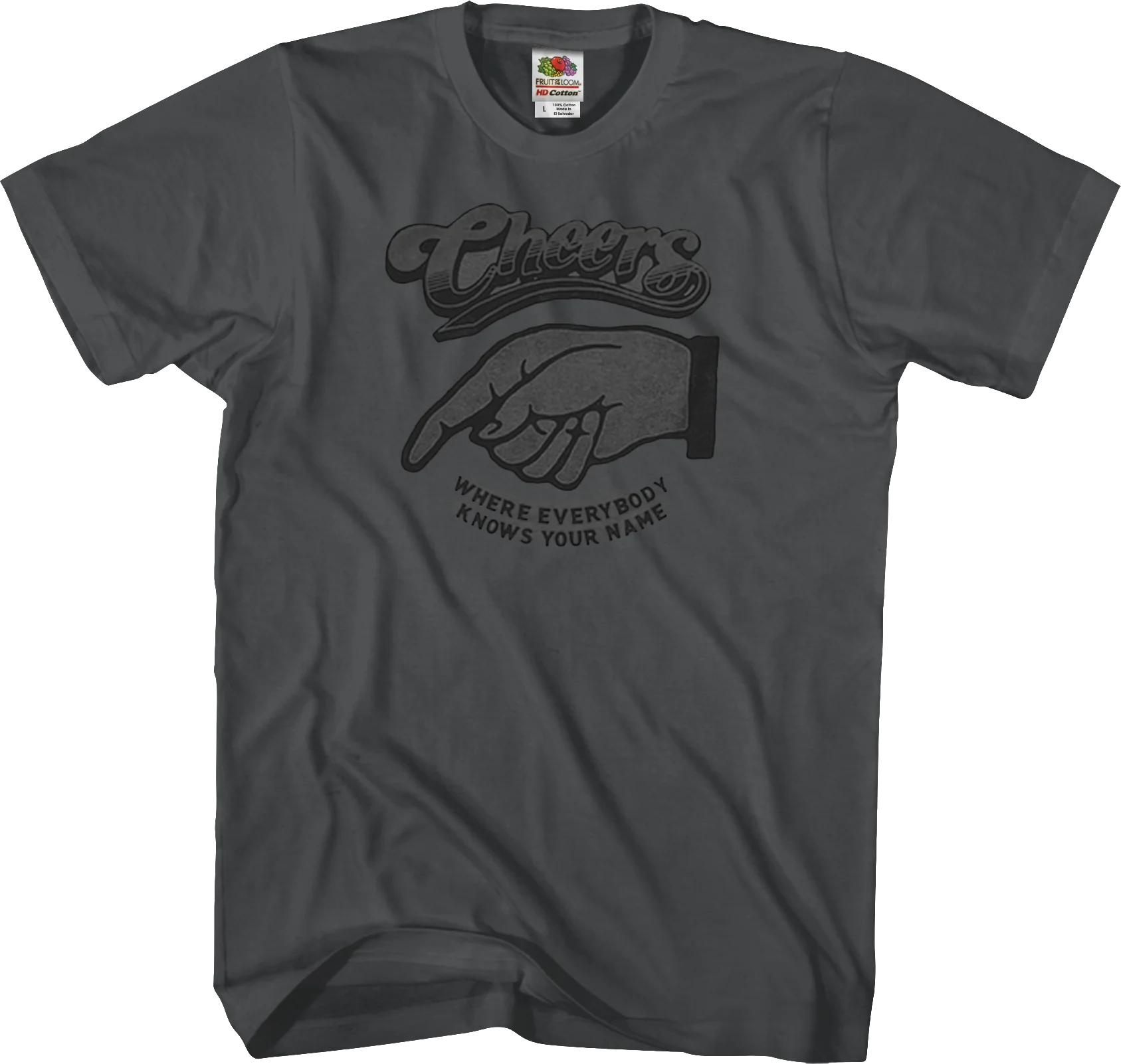 Where Everybody Knows Your Name Cheers T-Shirt