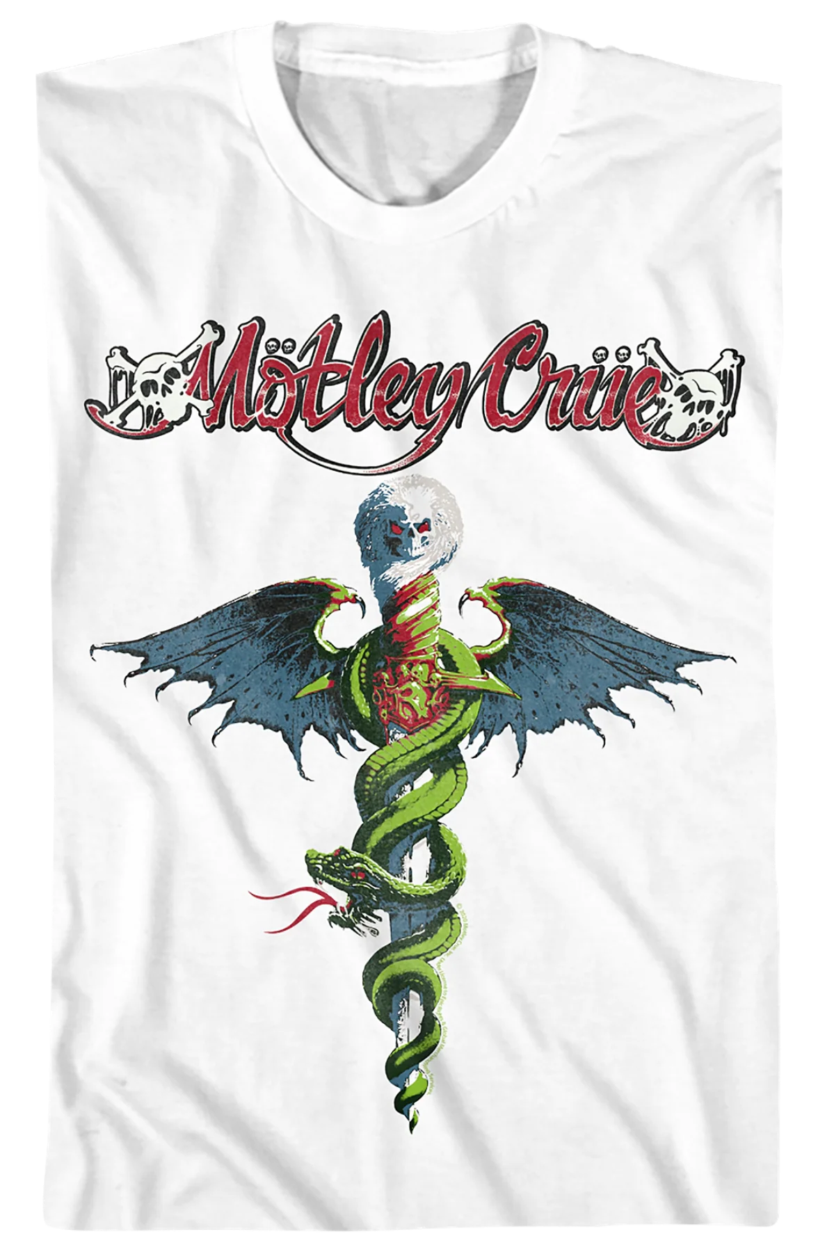 White Dr. Feelgood Motley Crue T-Shirt - Image 2